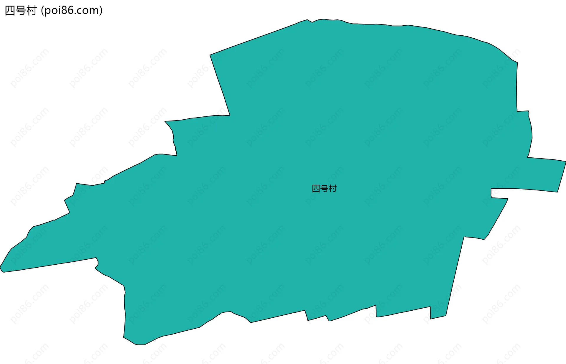 四号村边界地图