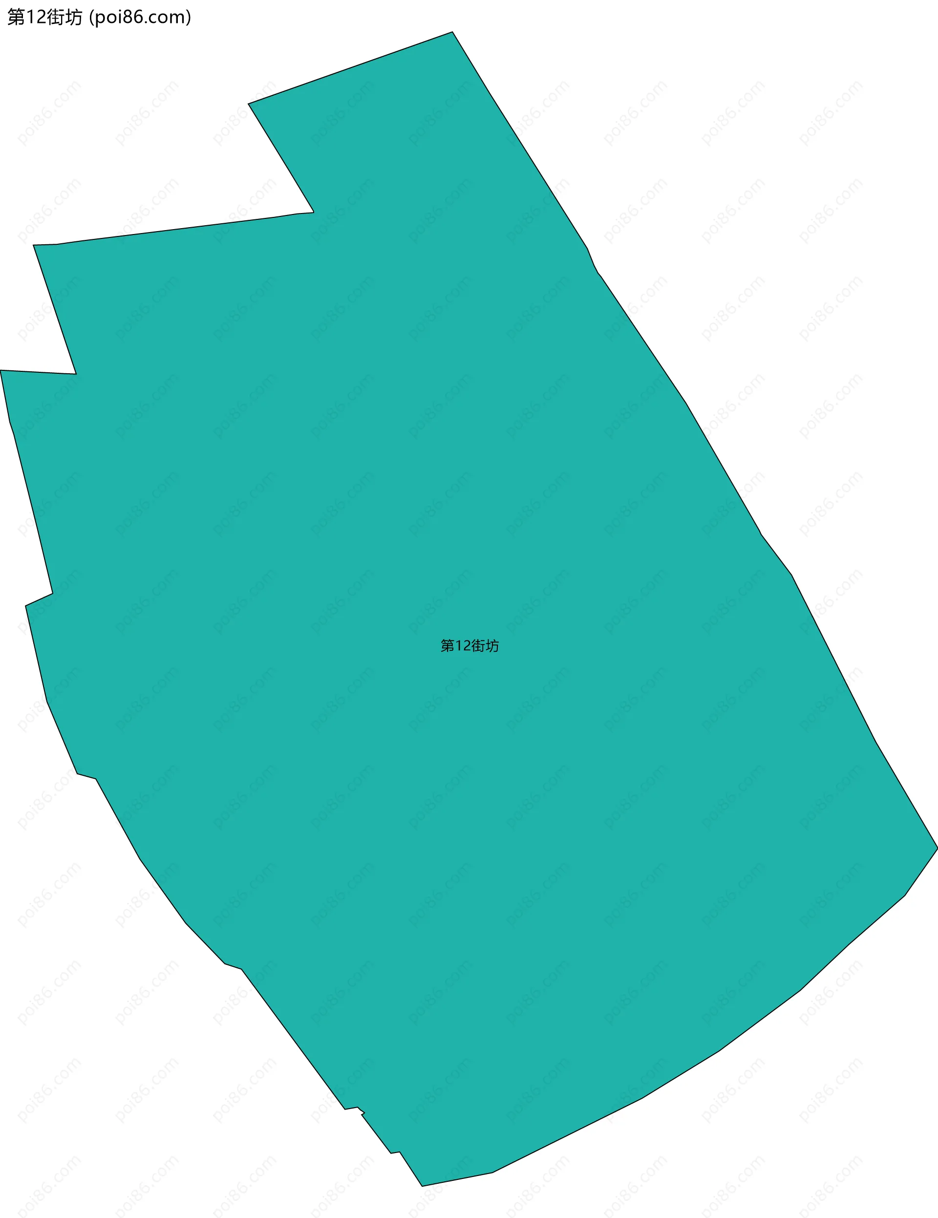 第12街坊边界地图