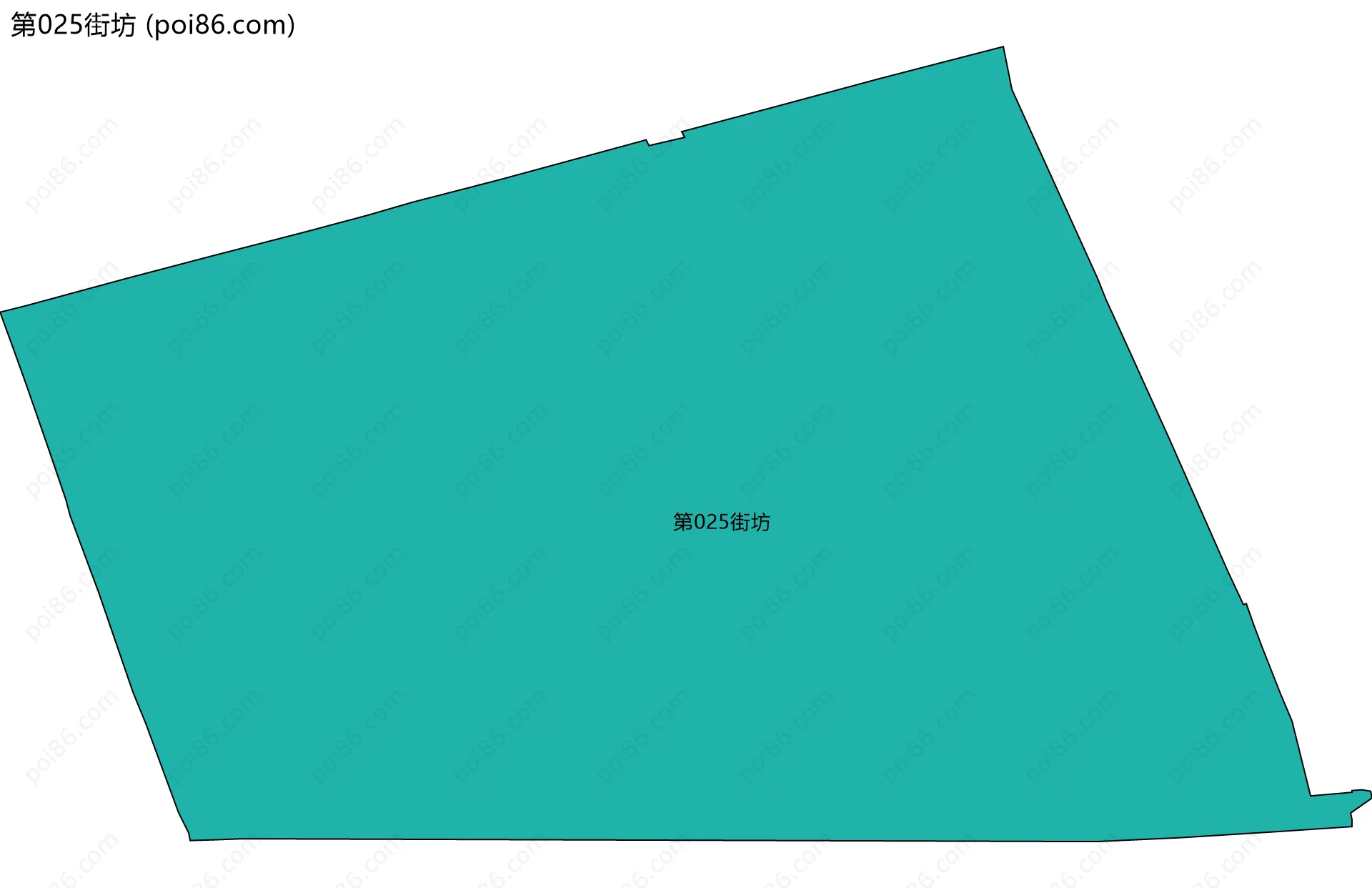 第025街坊边界地图