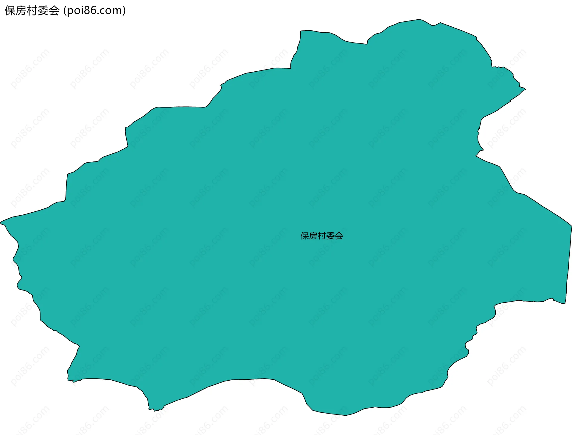 保房村委会边界地图