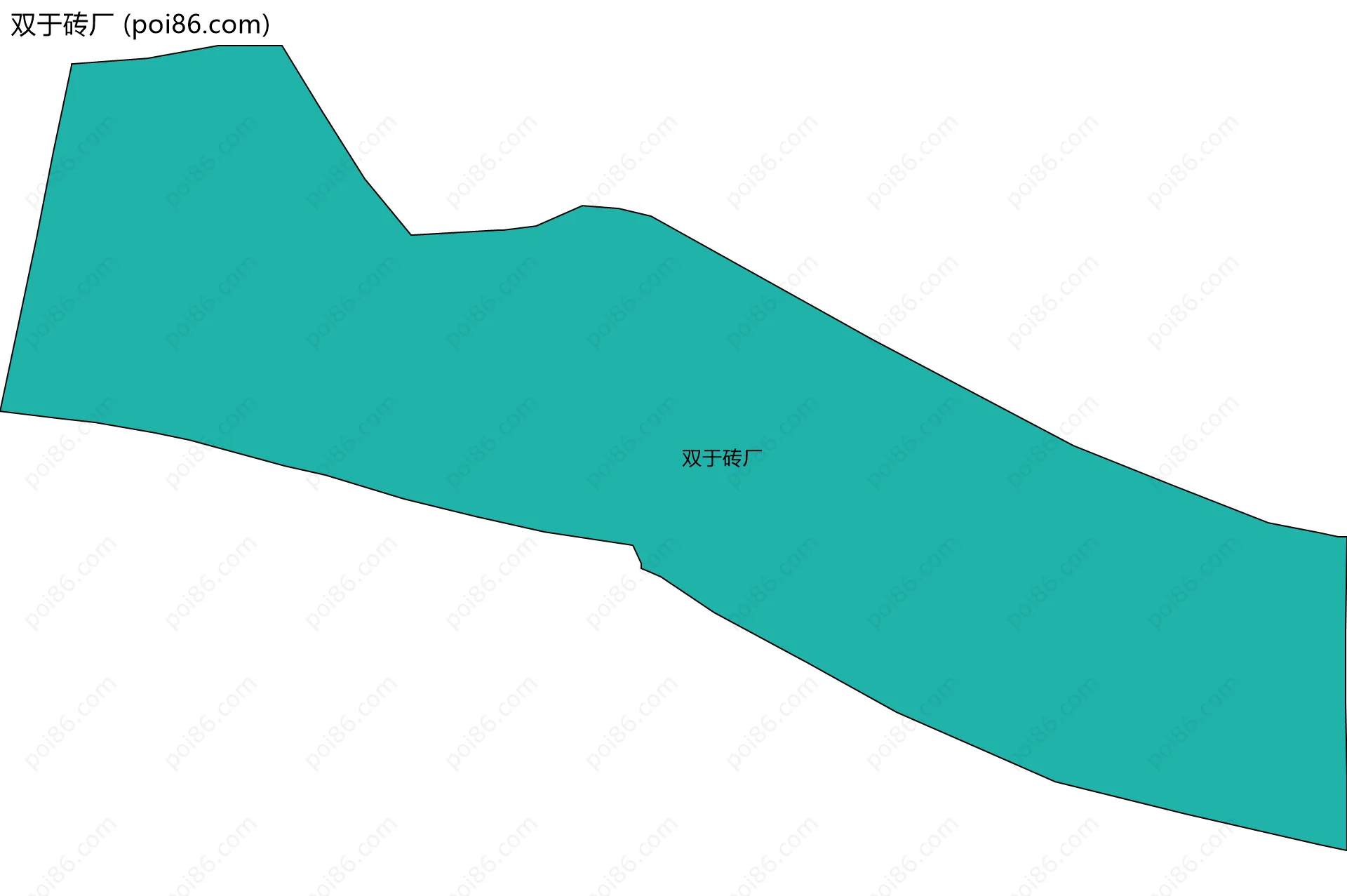 双于砖厂边界地图