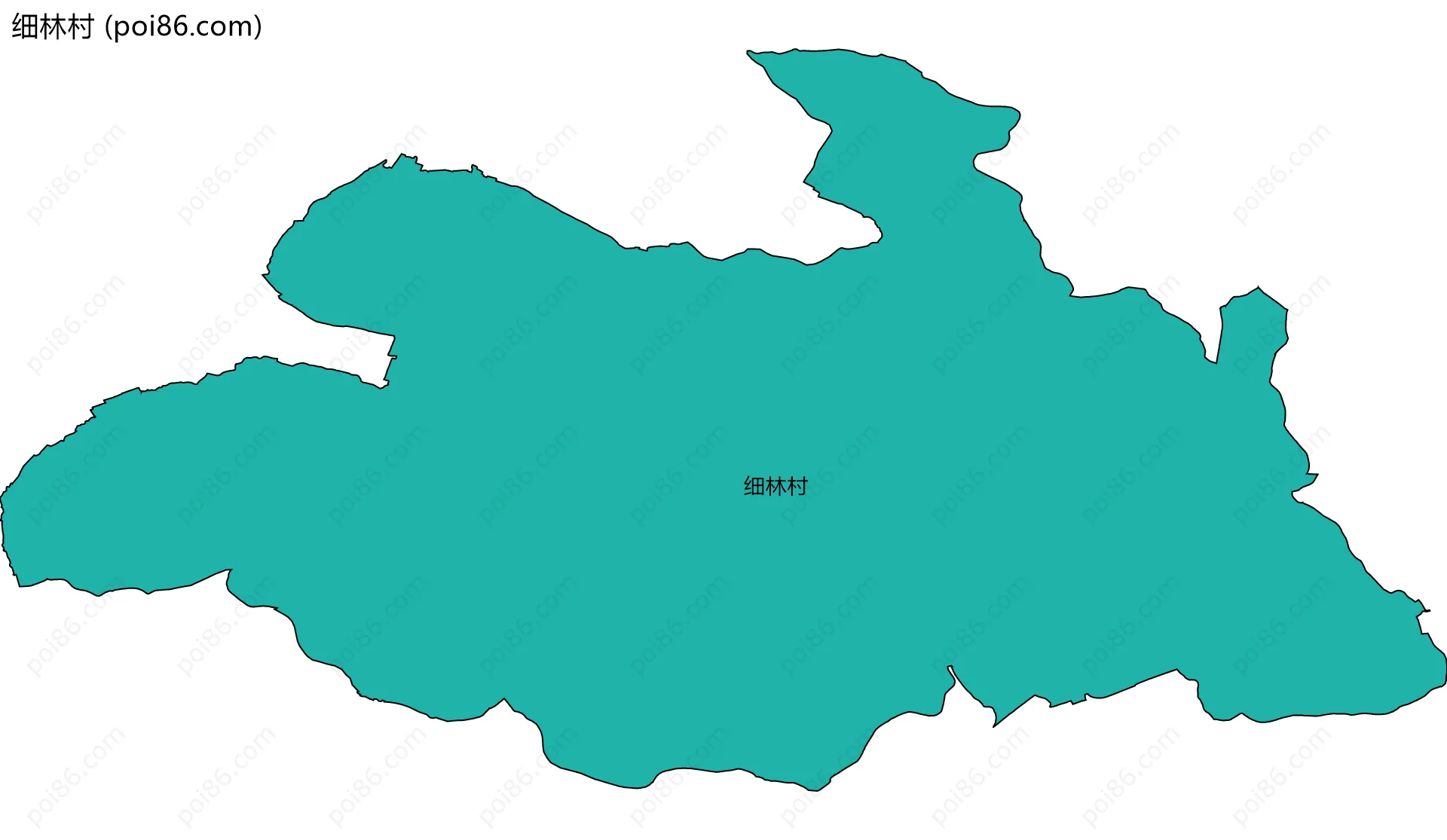 细林村边界地图