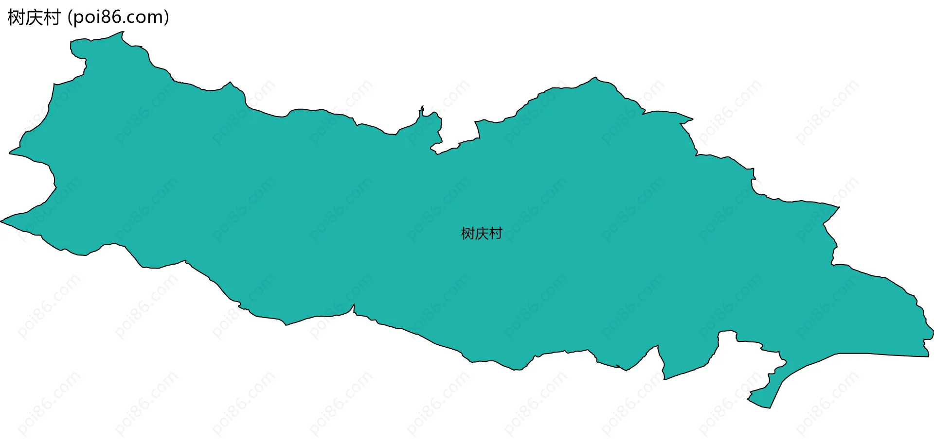 树庆村边界地图