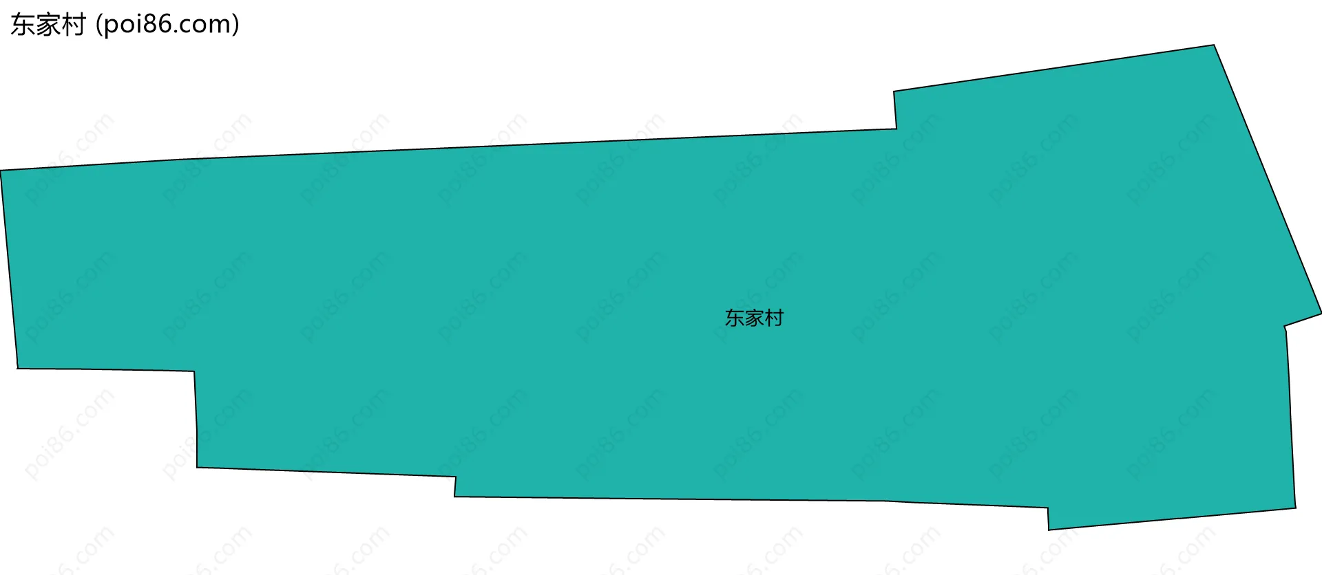 东家村边界地图