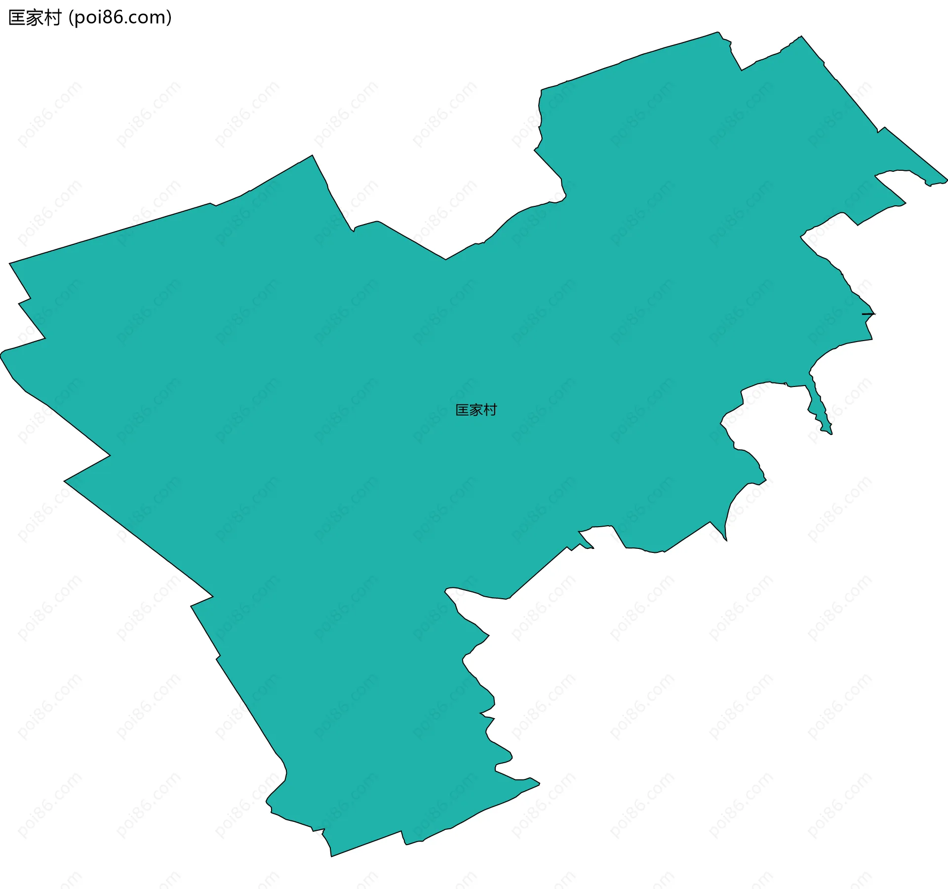 匡家村边界地图