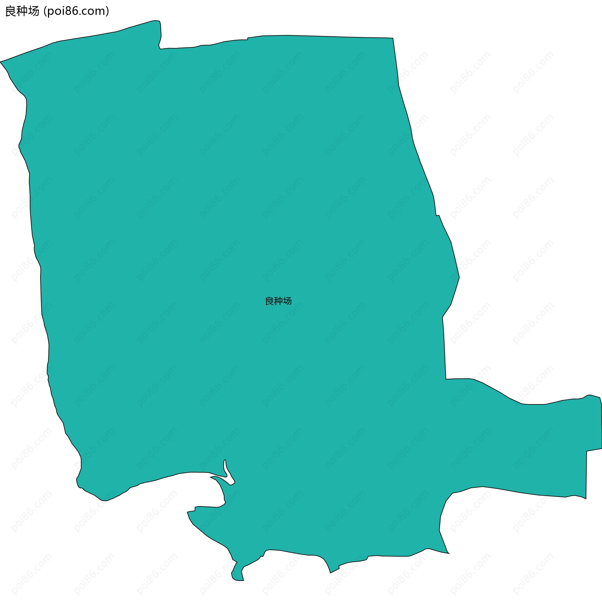 良种场边界地图