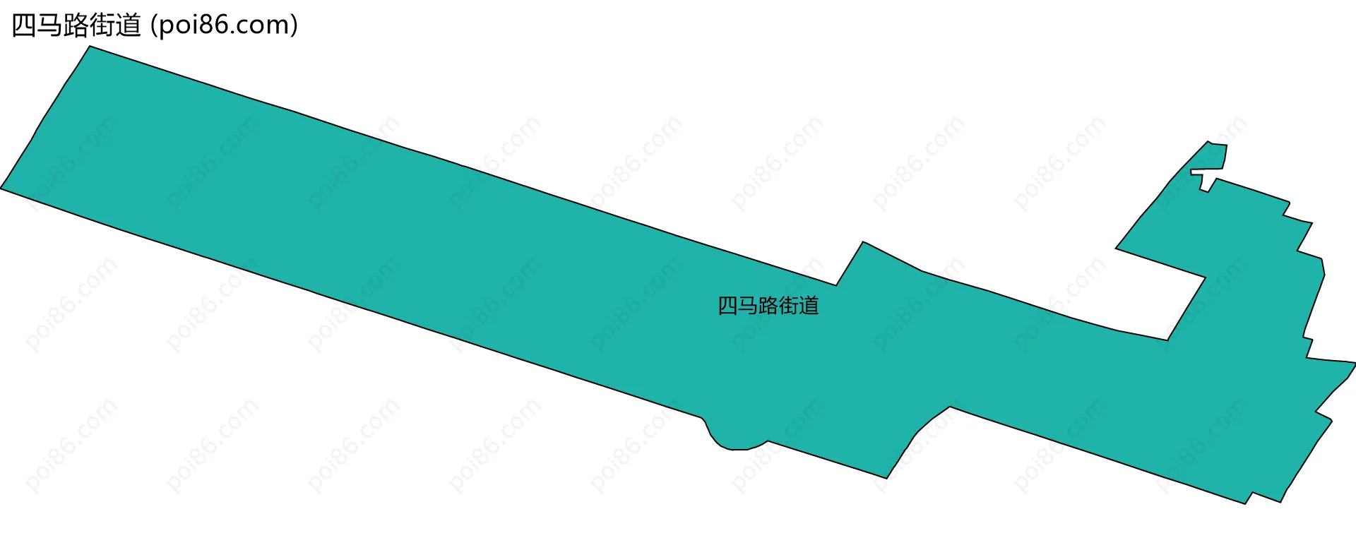 四马路街道边界地图
