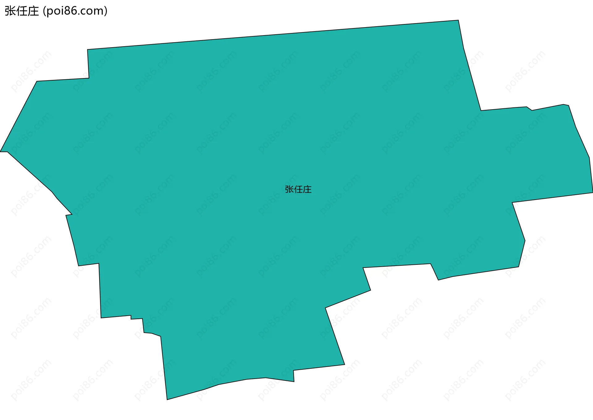张任庄边界地图