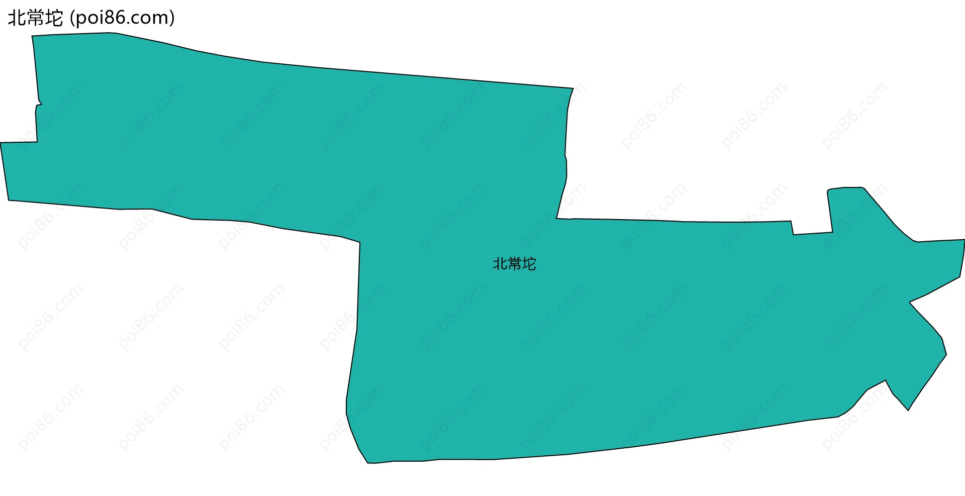 北常坨边界地图