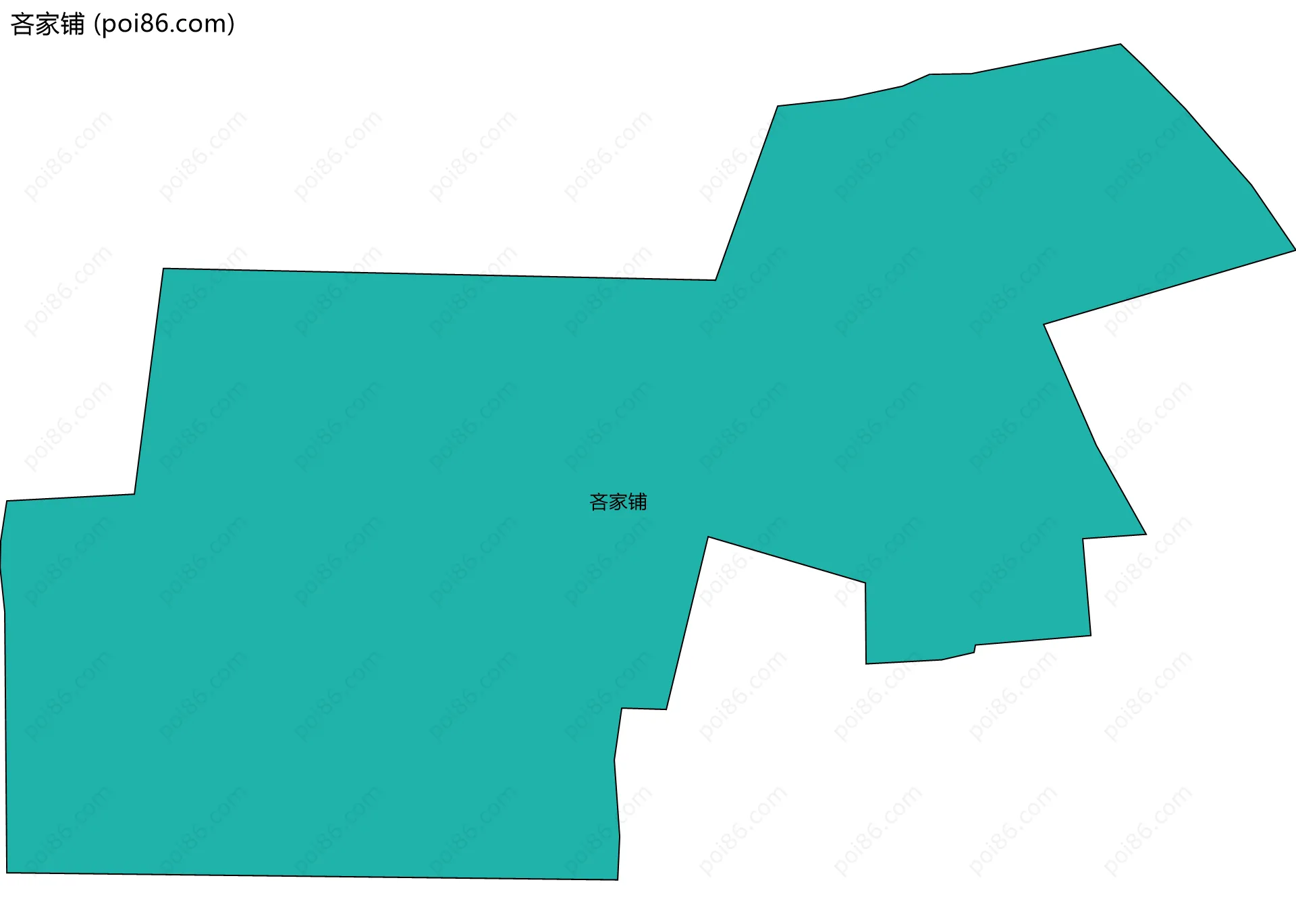 吝家铺边界地图