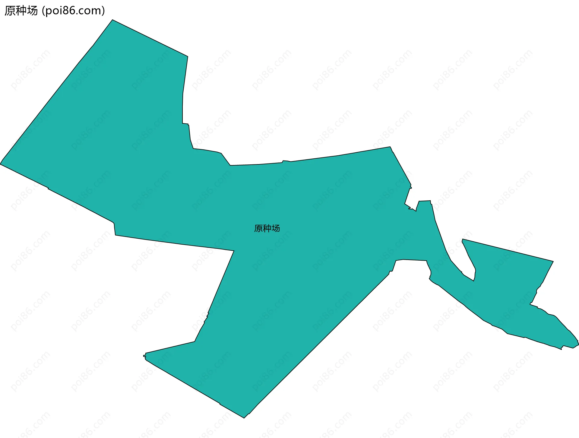 原种场边界地图