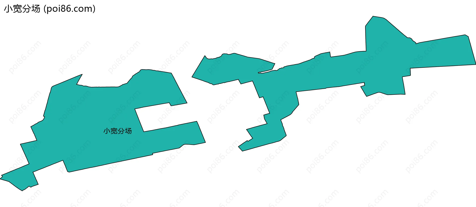 小宽分场边界地图