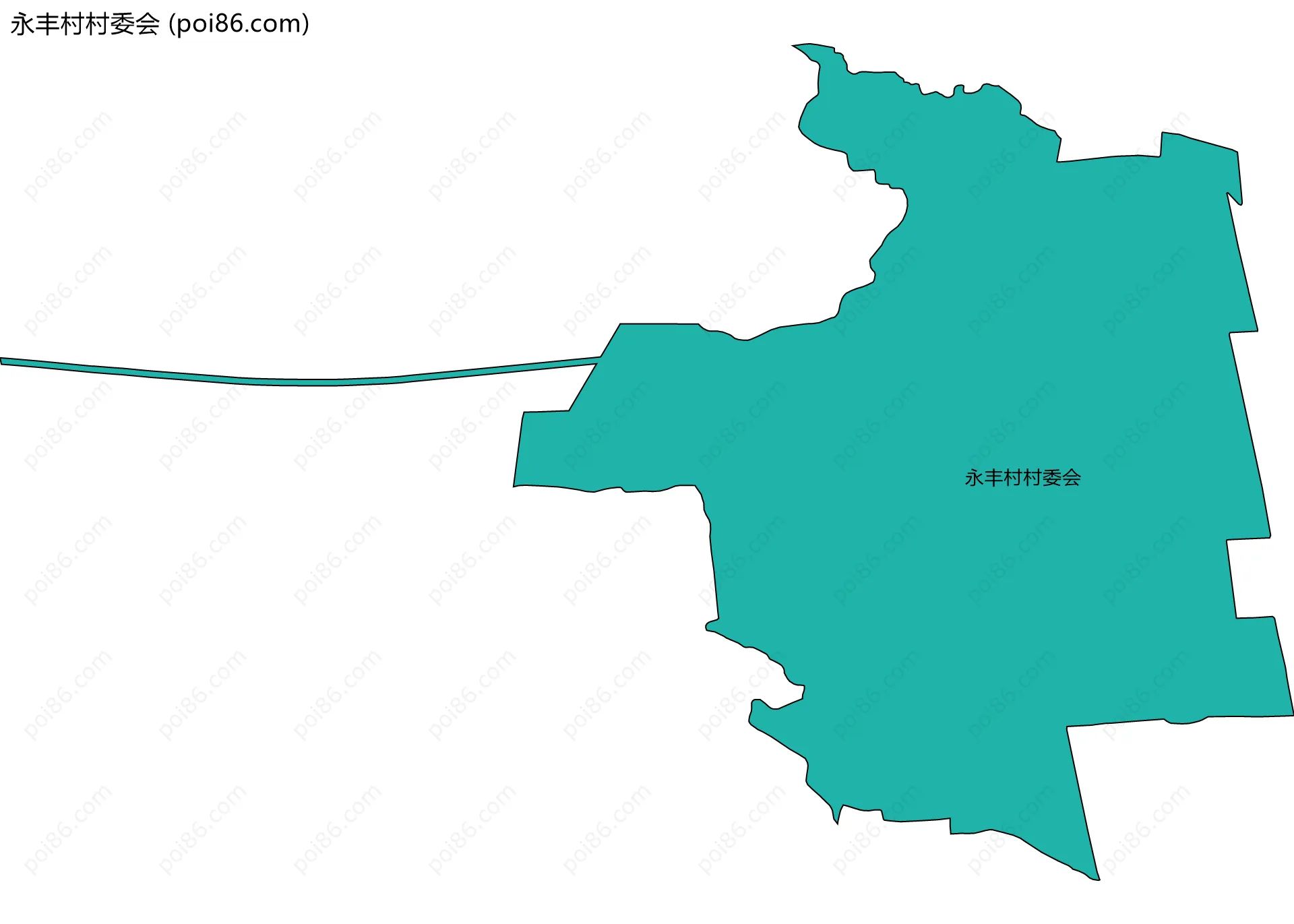 永丰村村委会边界地图