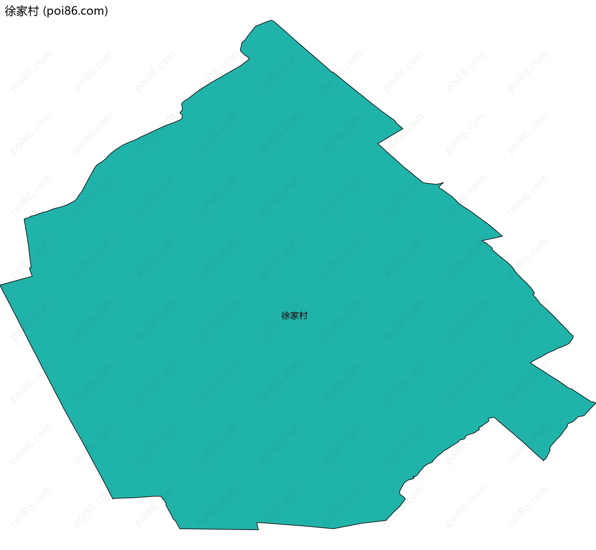 徐家村边界地图