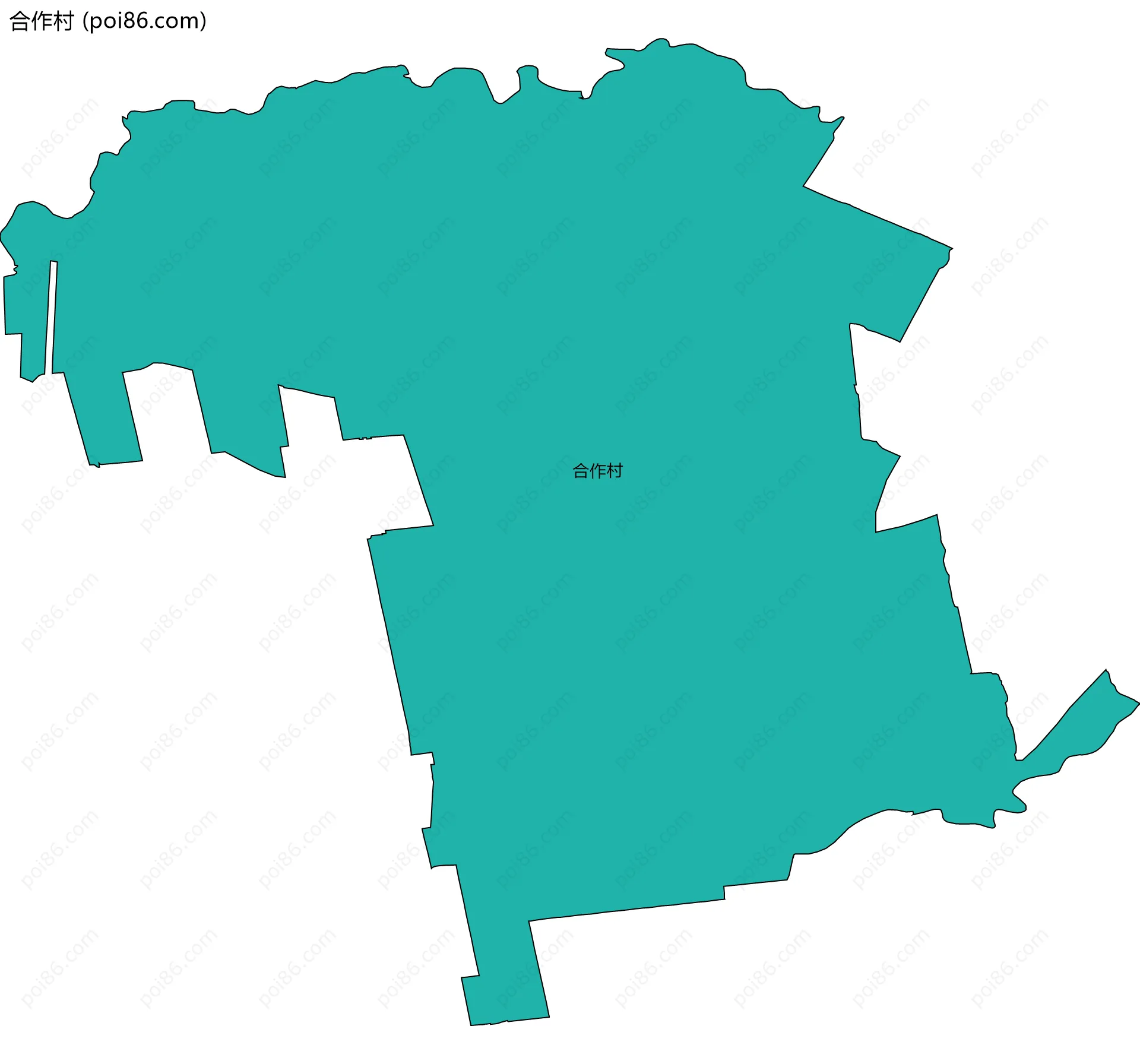 合作村边界地图