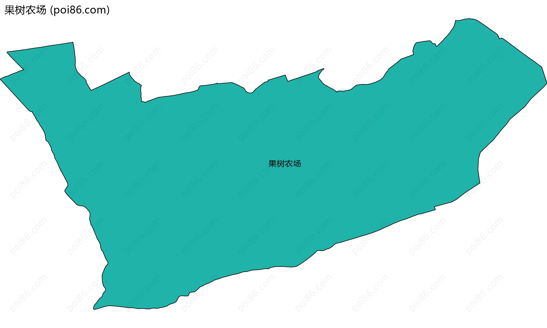 果树农场边界地图