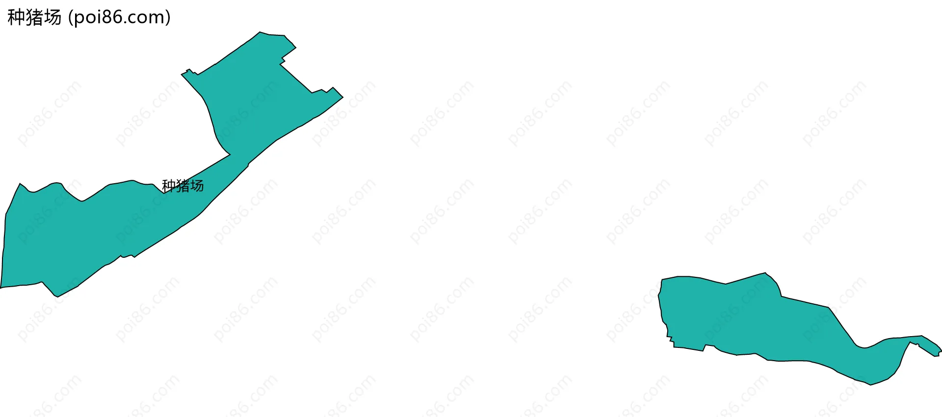 种猪场边界地图