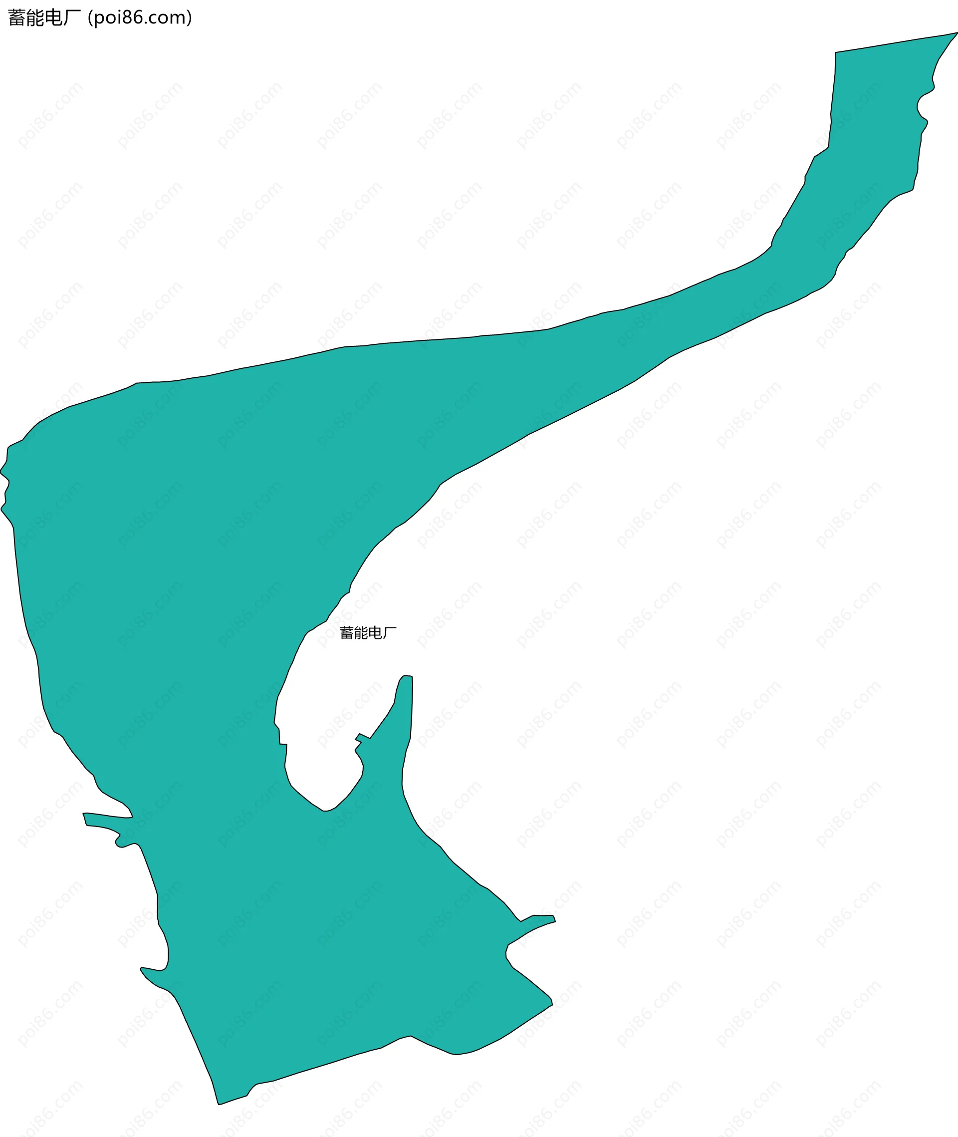 蓄能电厂边界地图