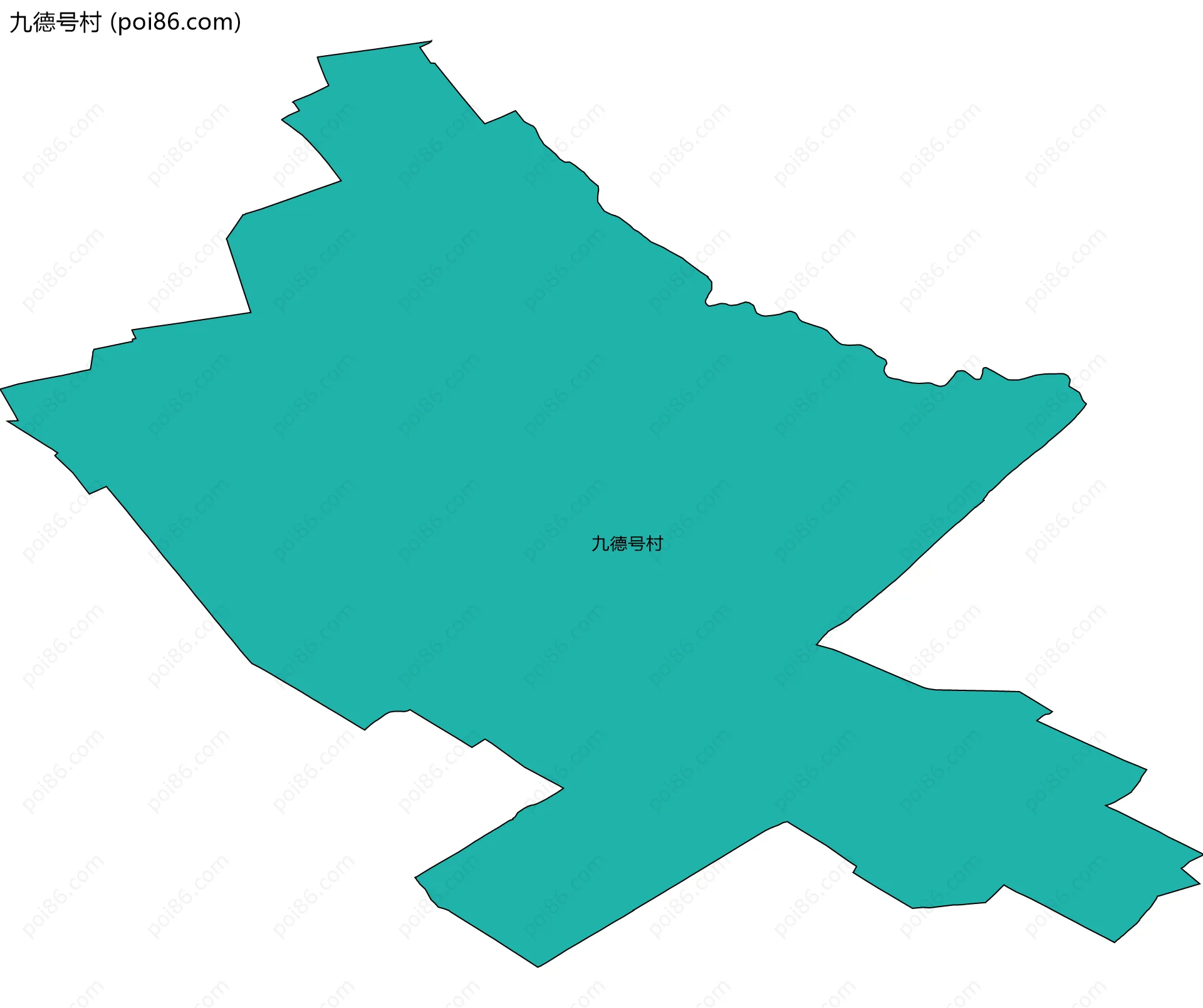 九德号村边界地图