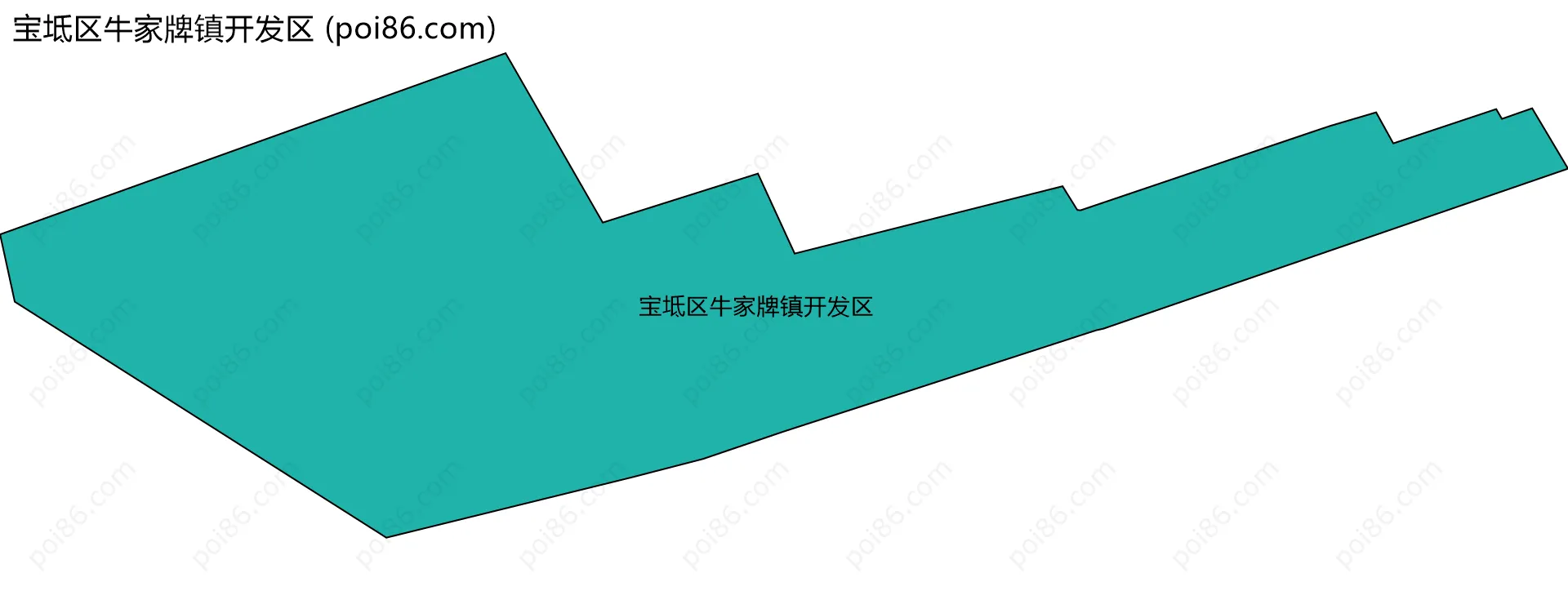 宝坻区牛家牌镇开发区边界地图