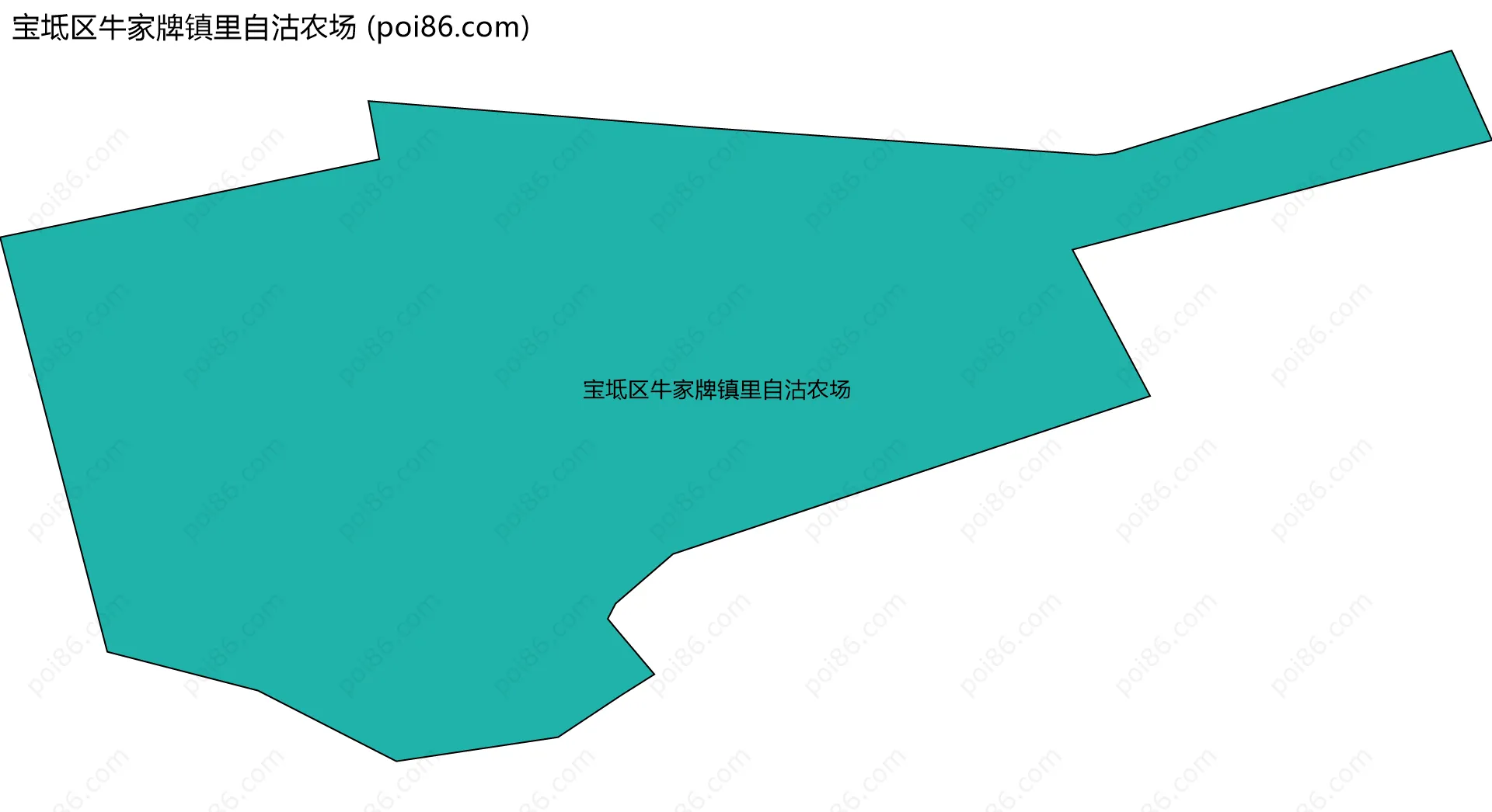 宝坻区牛家牌镇里自沽农场边界地图