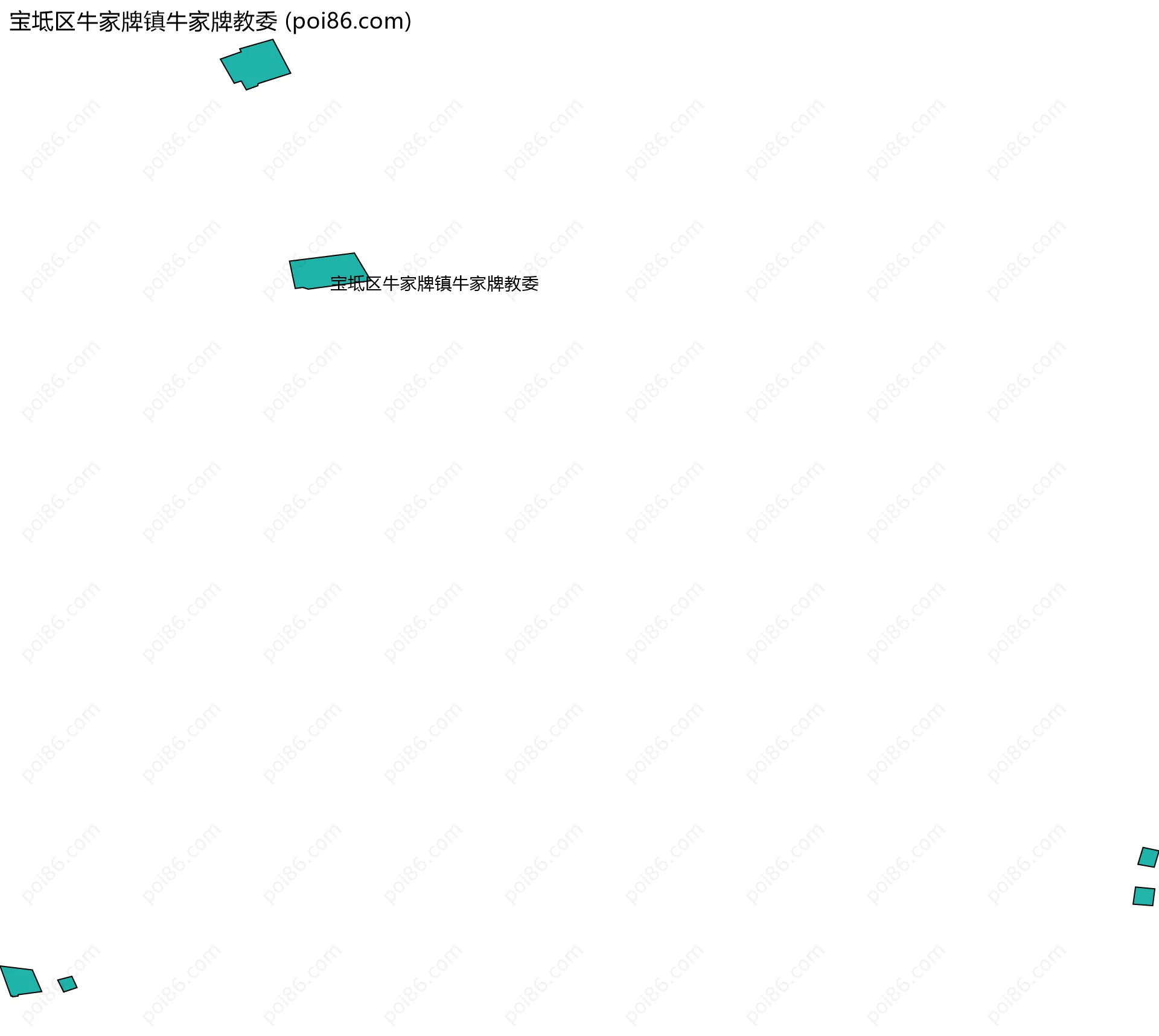 宝坻区牛家牌镇牛家牌教委边界地图
