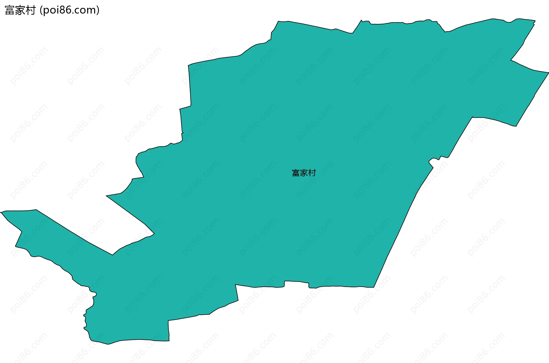 富家村边界地图