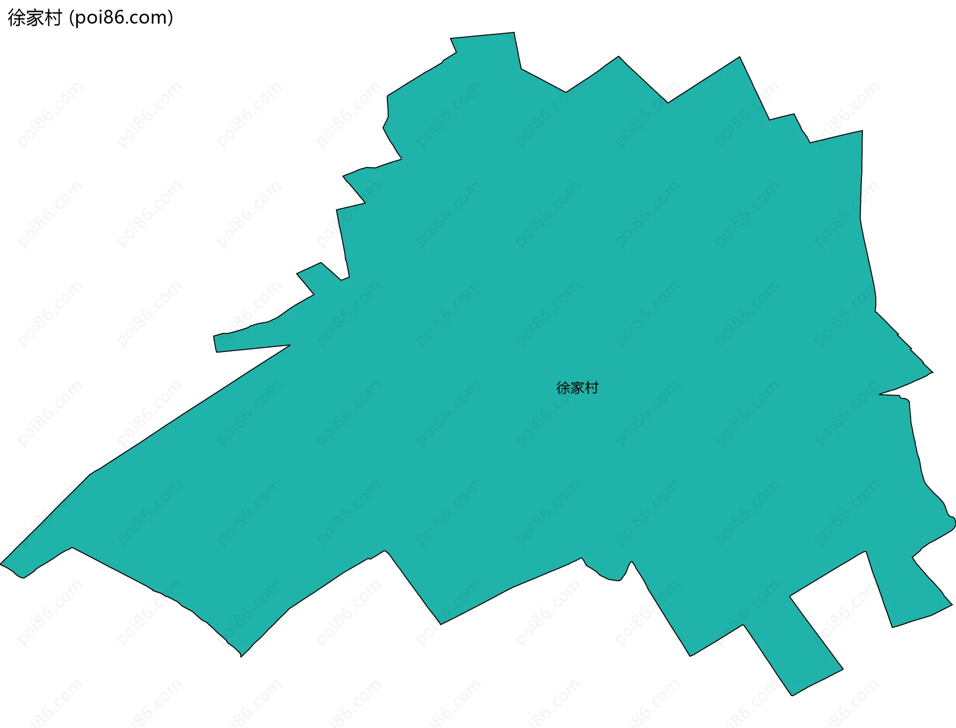 徐家村边界地图
