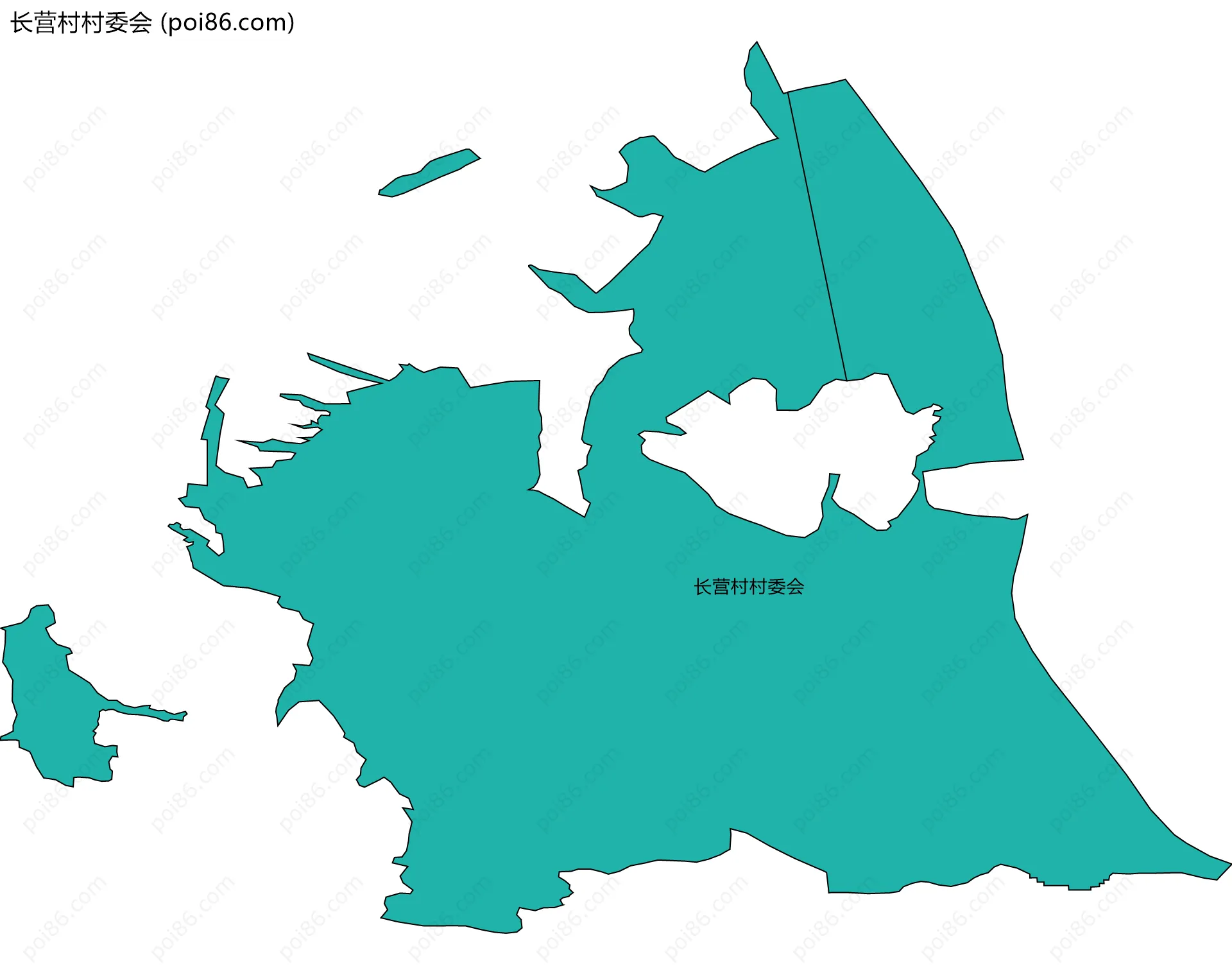 长营村村委会边界地图