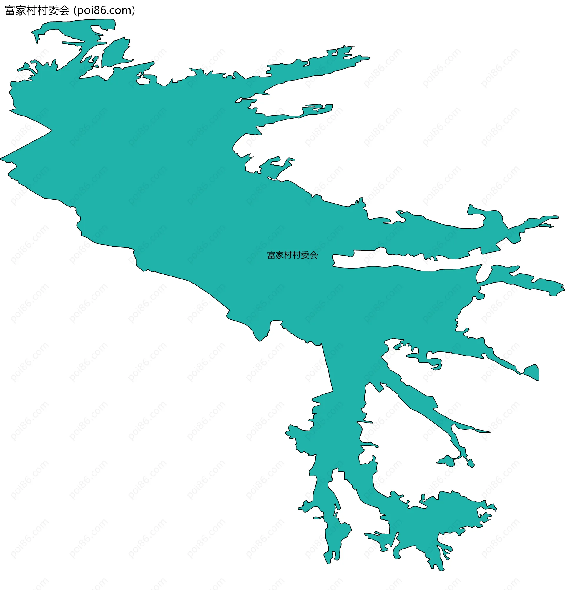 富家村村委会边界地图