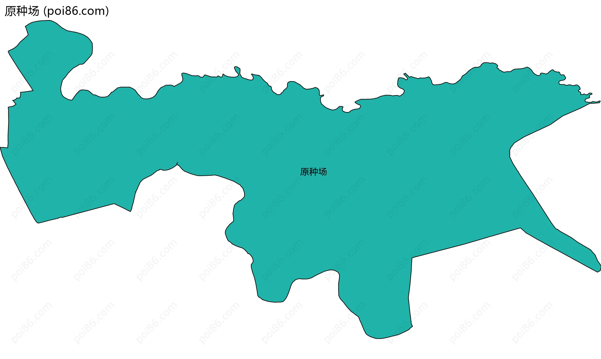 原种场边界地图