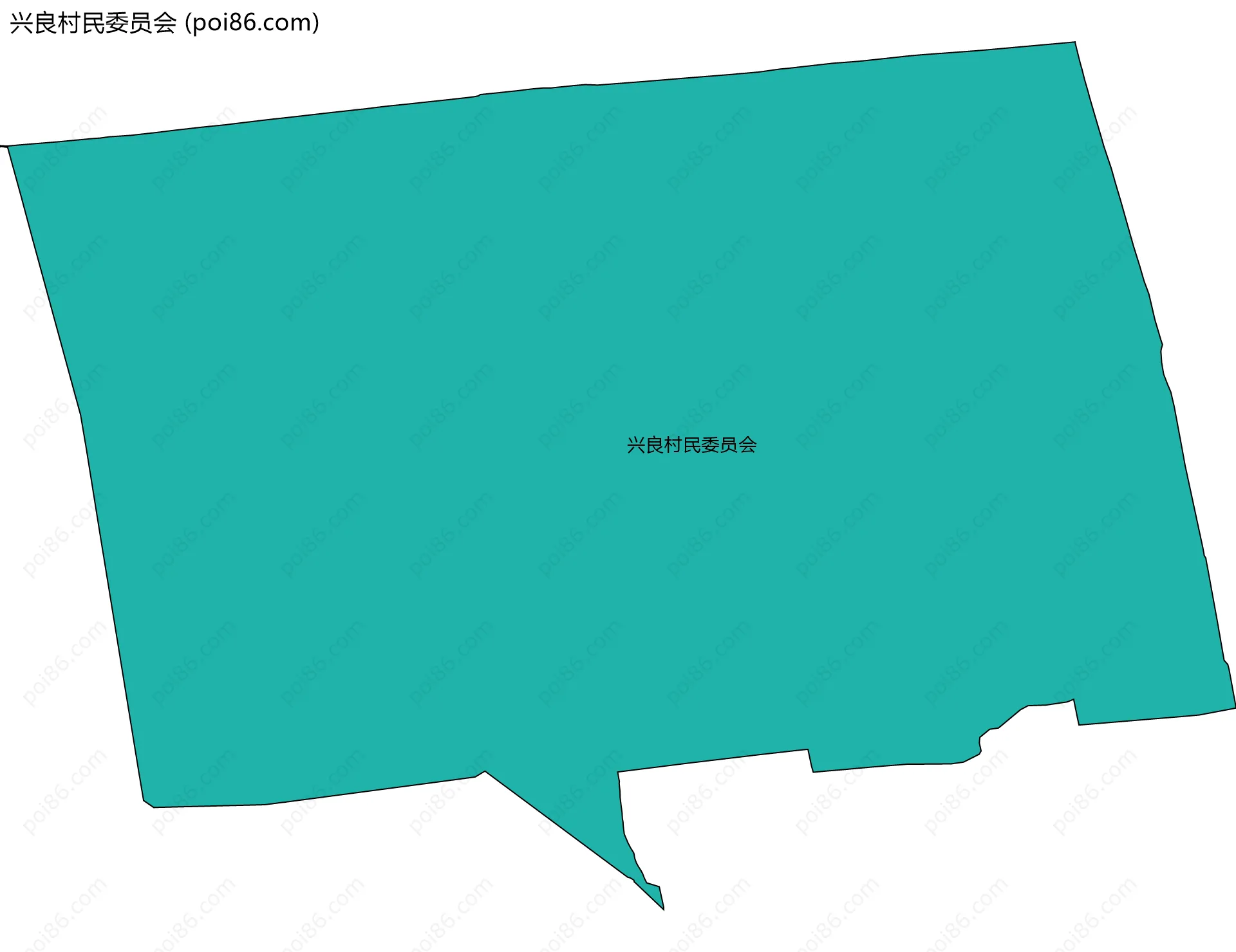 兴良村民委员会边界地图