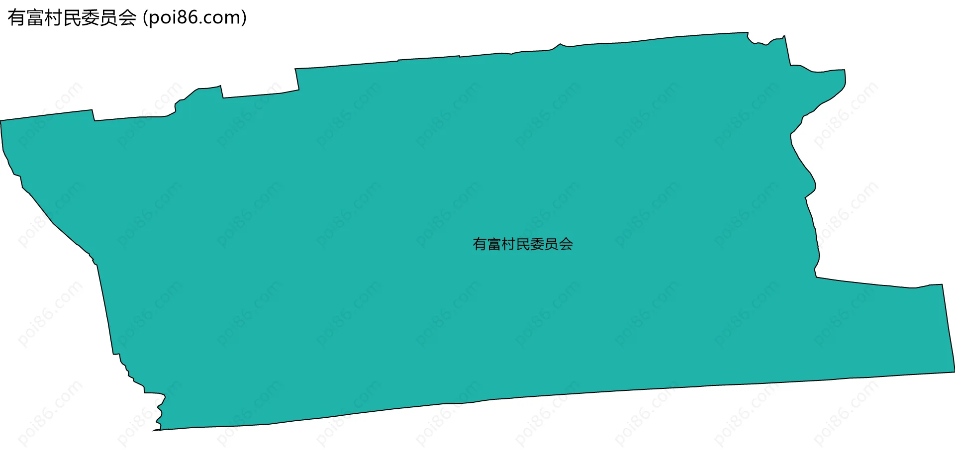 有富村民委员会边界地图