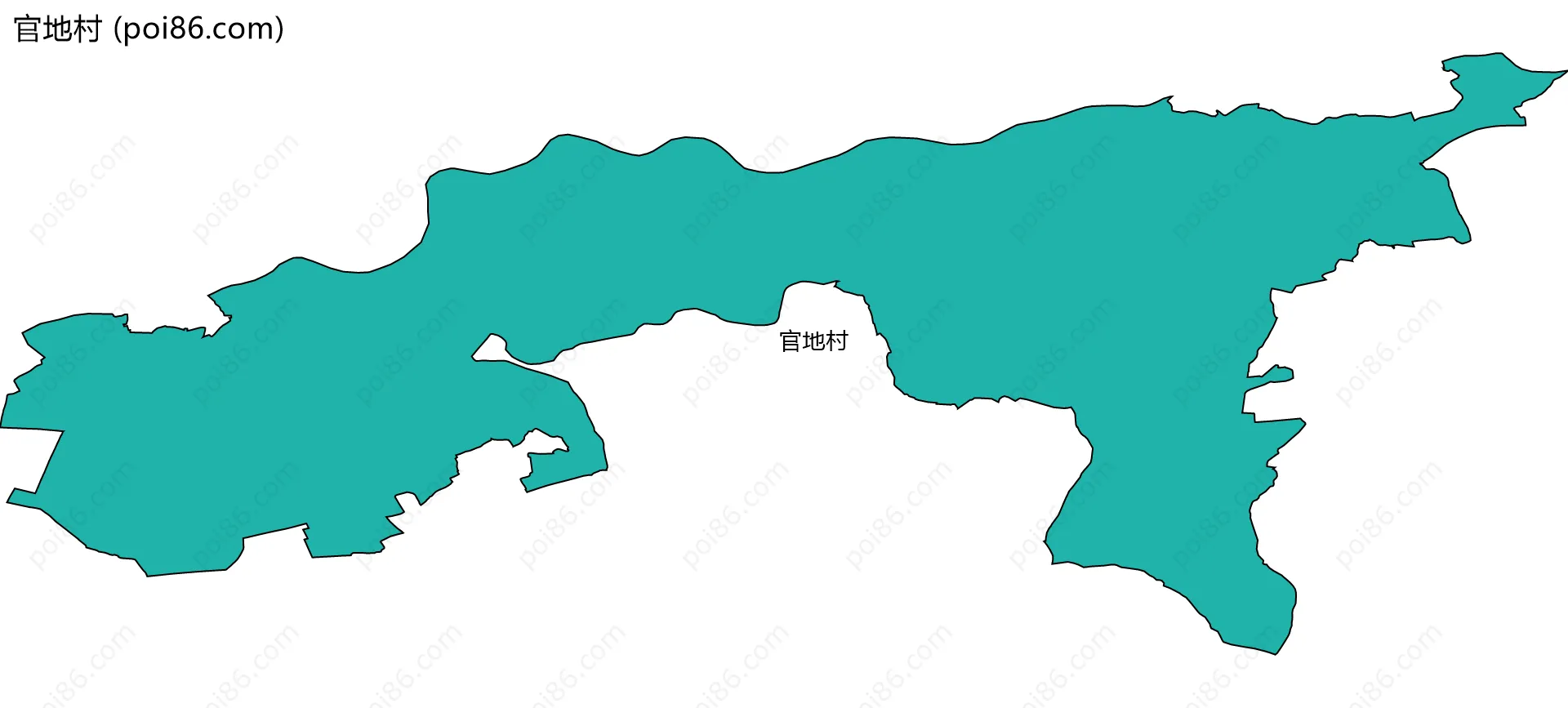 官地村边界地图