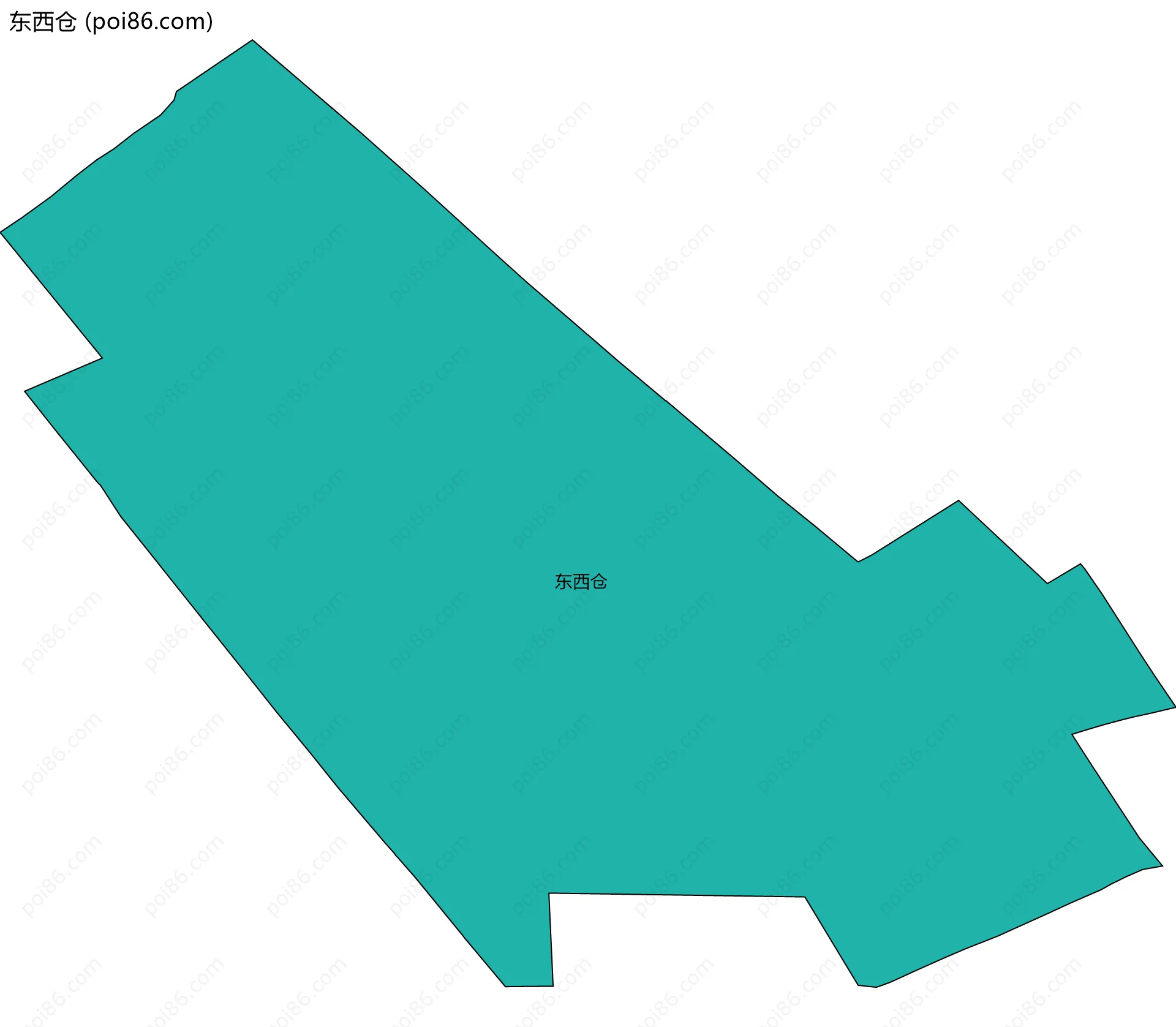 东西仓边界地图