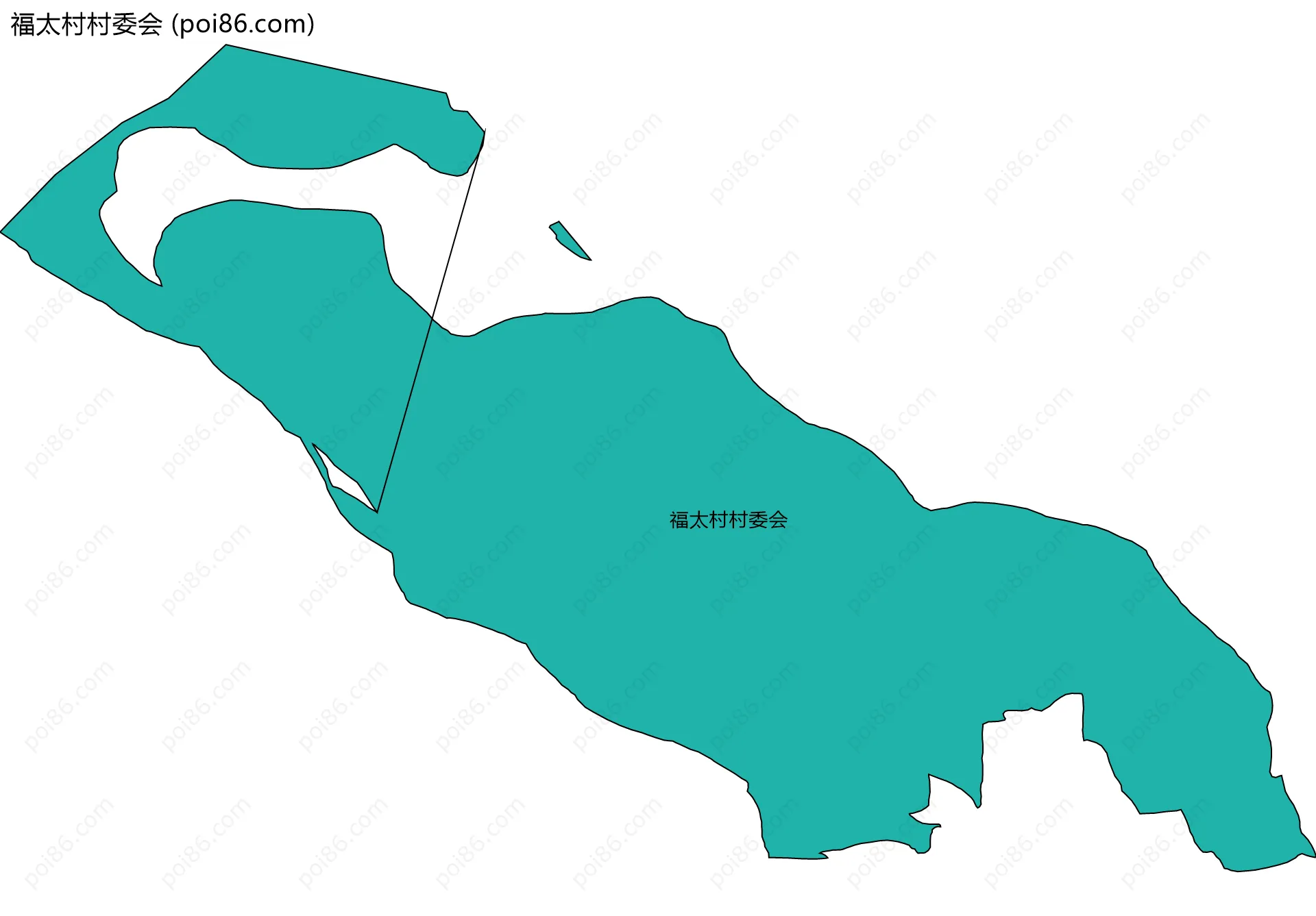 福太村村委会边界地图