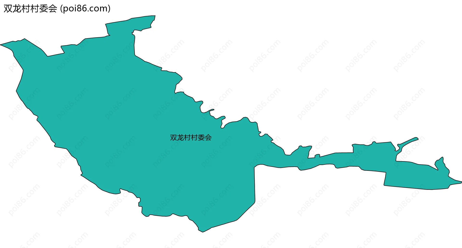 双龙村村委会边界地图