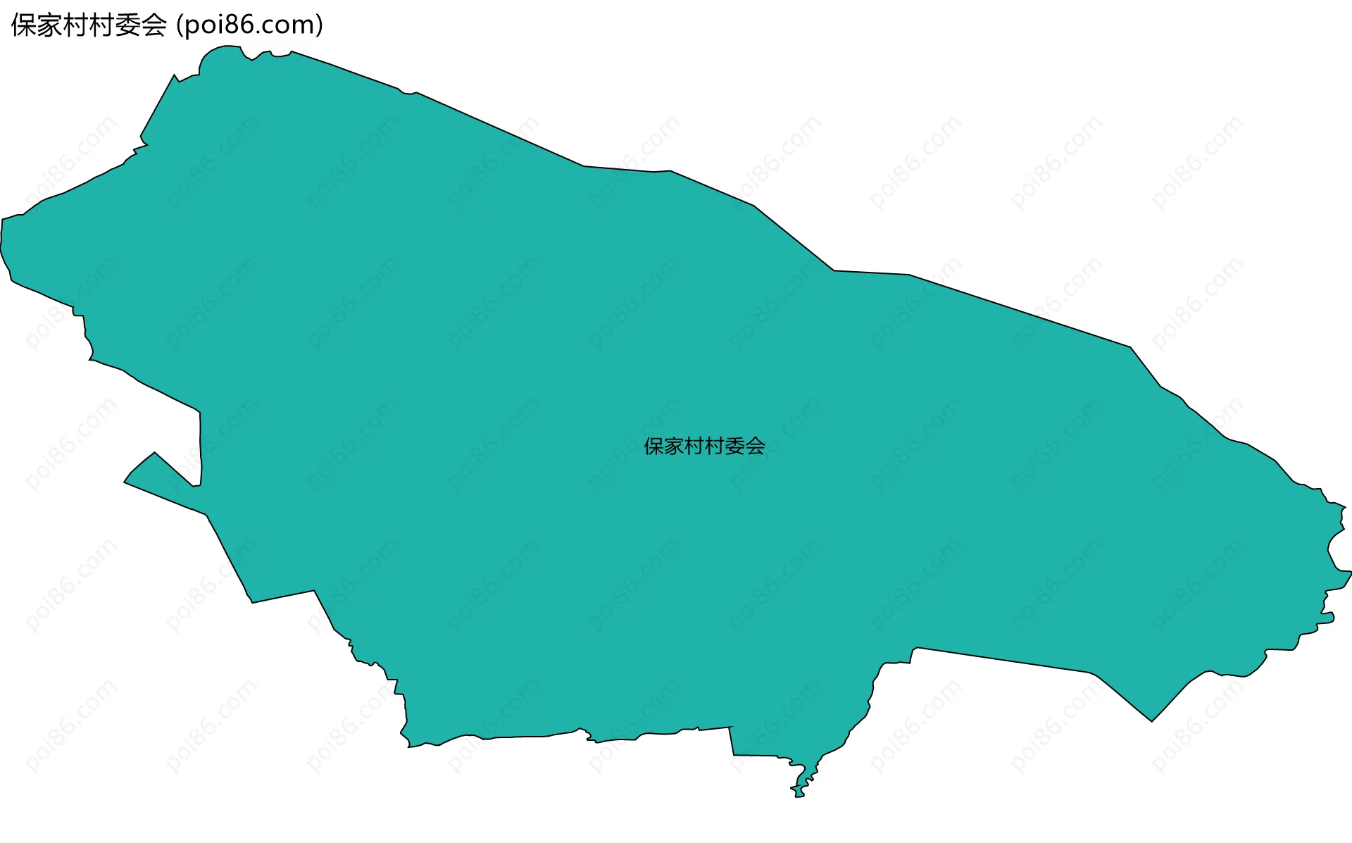 保家村村委会边界地图