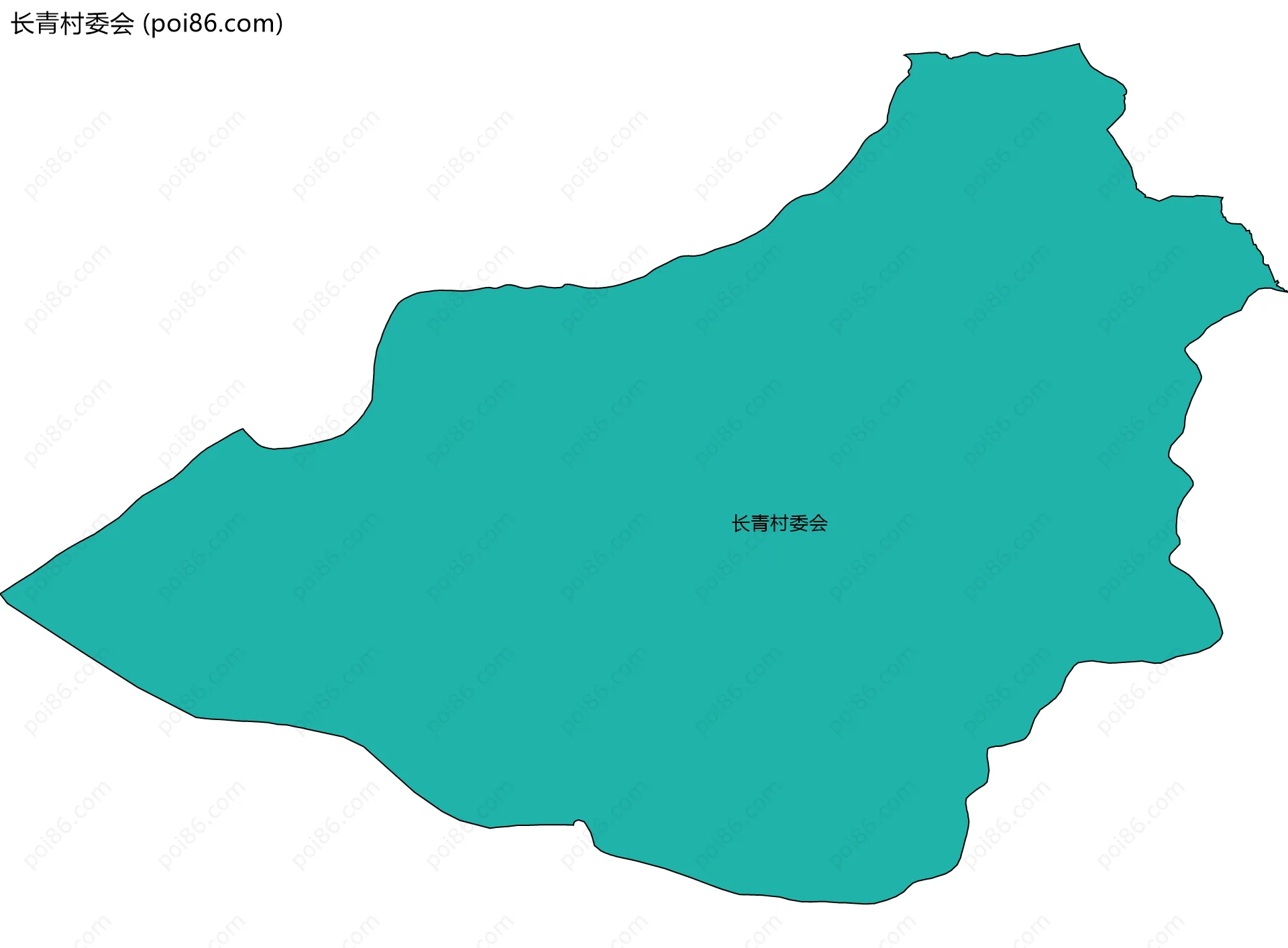 长青村委会边界地图