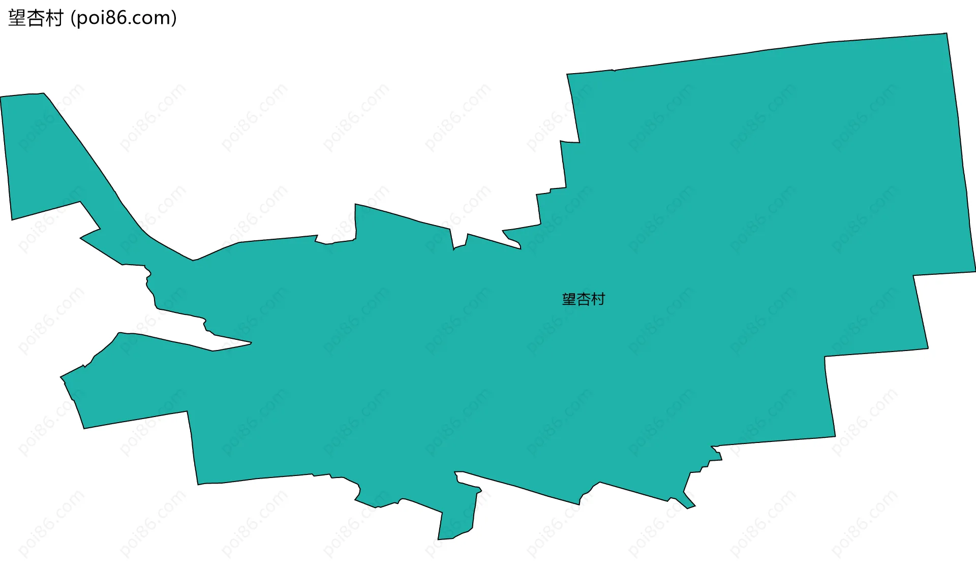 望杏村边界地图