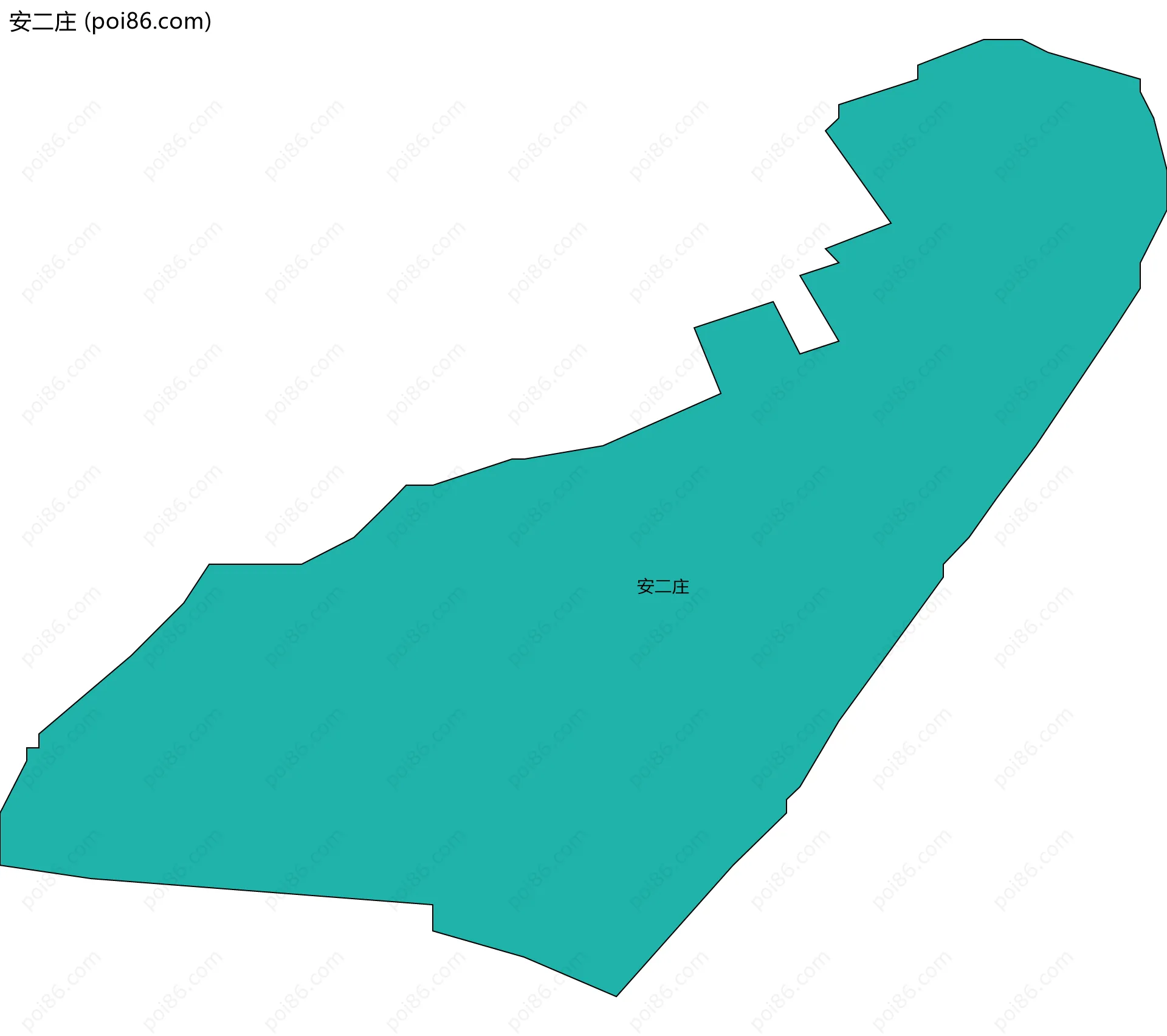 安二庄边界地图