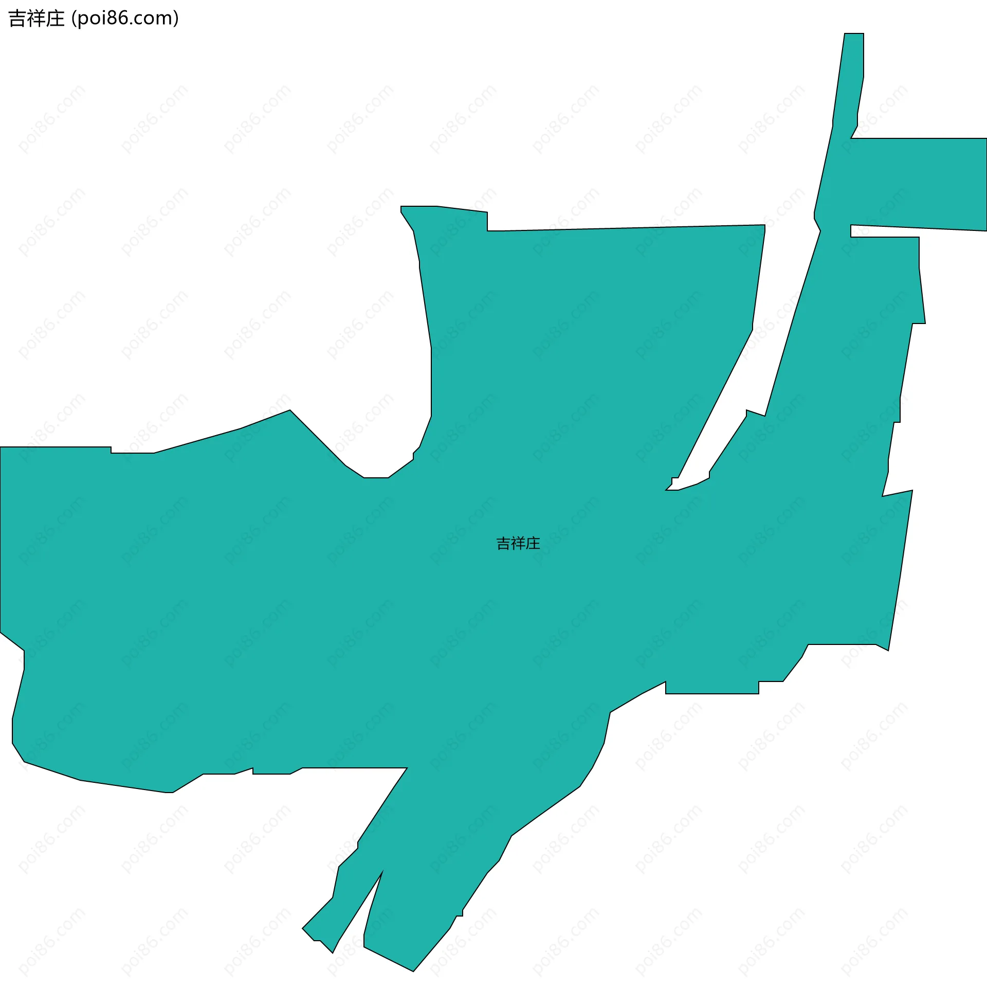 吉祥庄边界地图