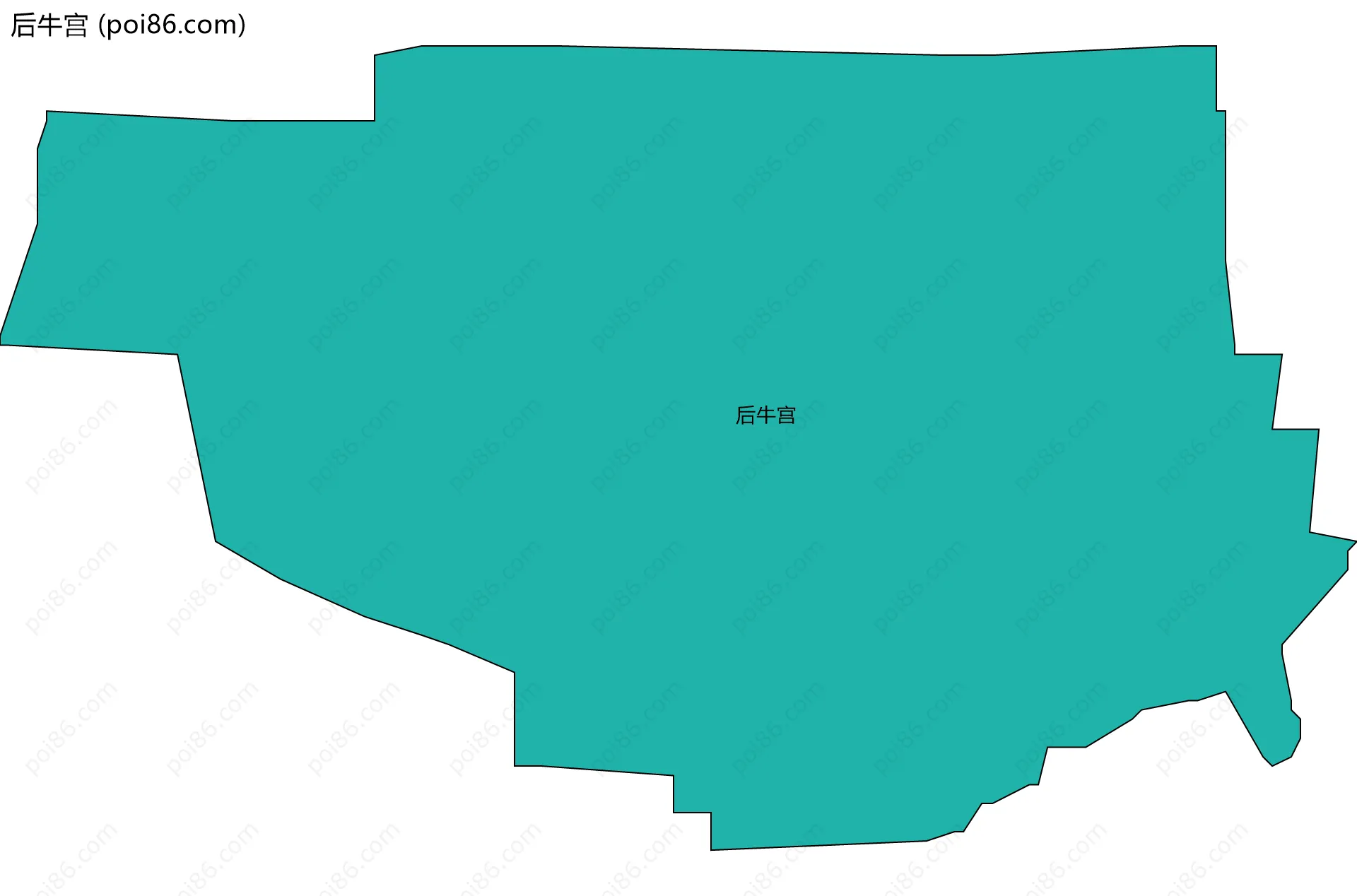 后牛宫边界地图