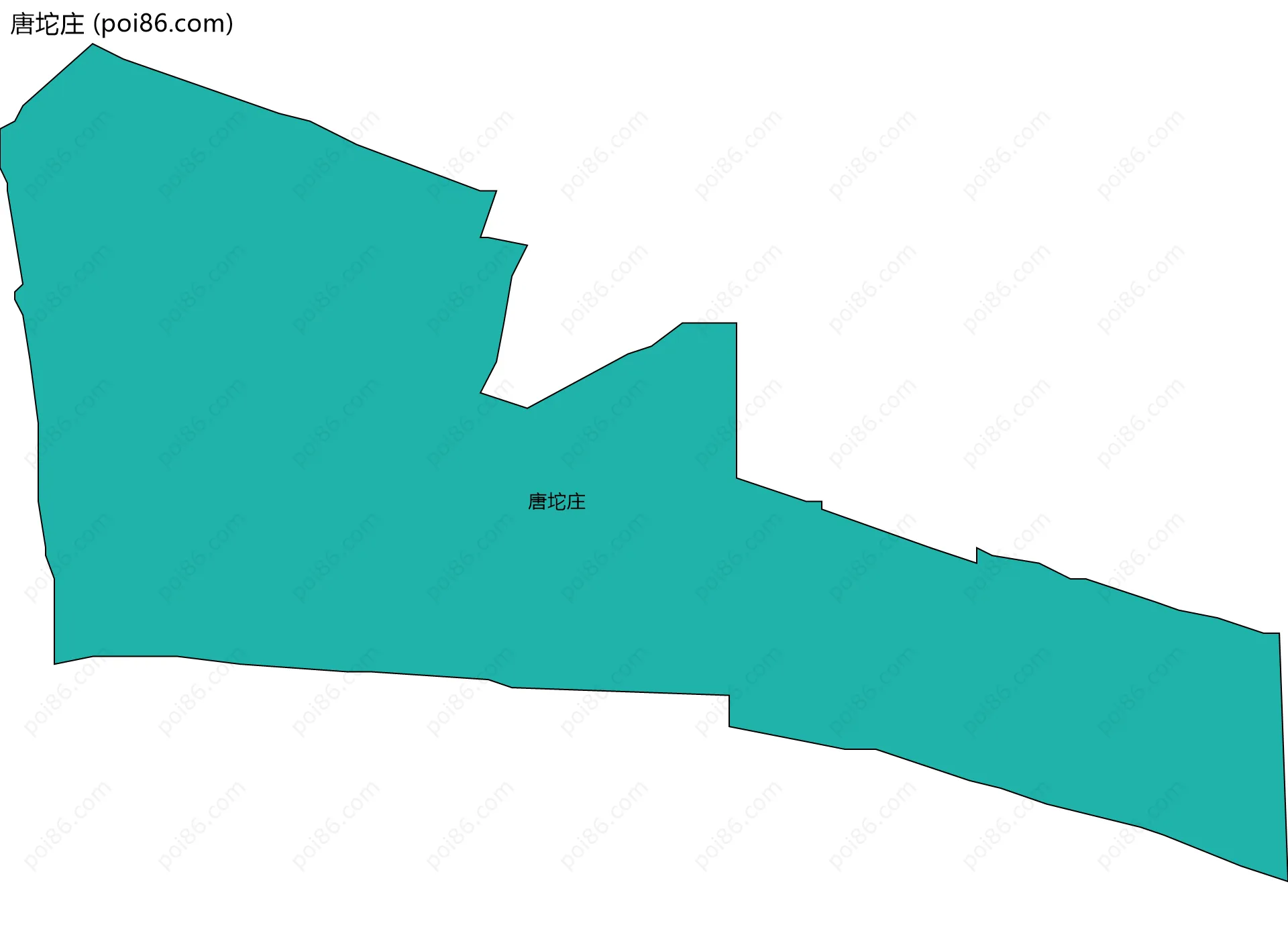 唐坨庄边界地图