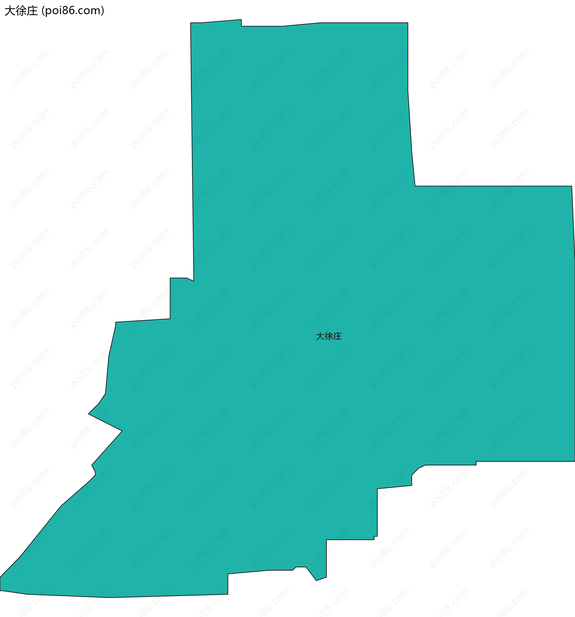大徐庄边界地图