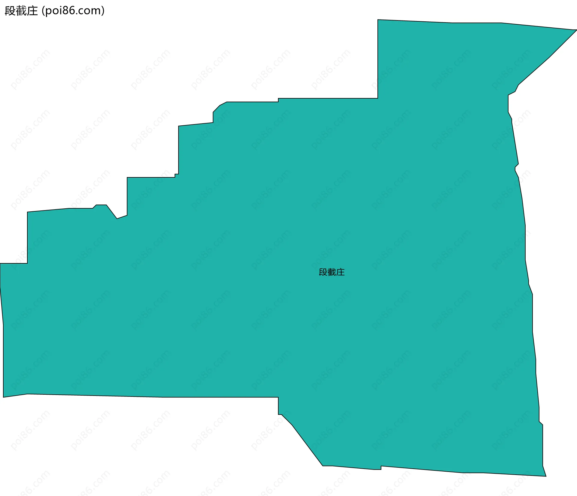 段截庄边界地图