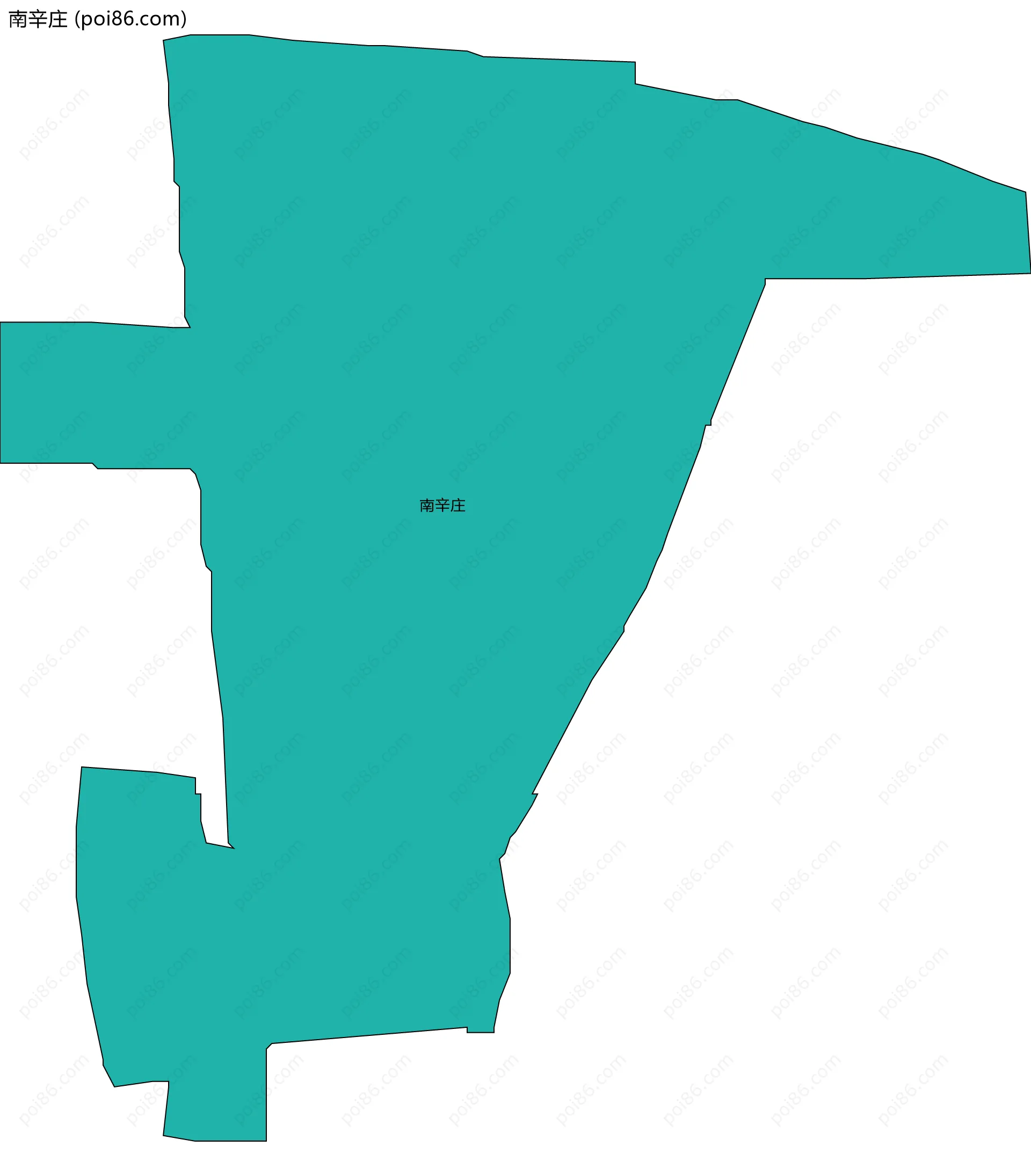 南辛庄边界地图