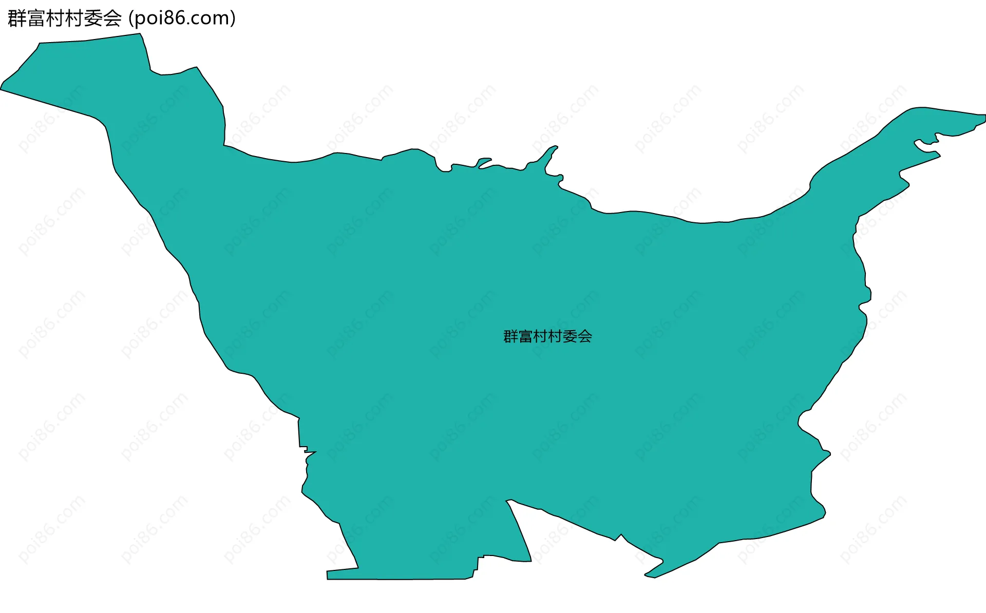 群富村村委会边界地图