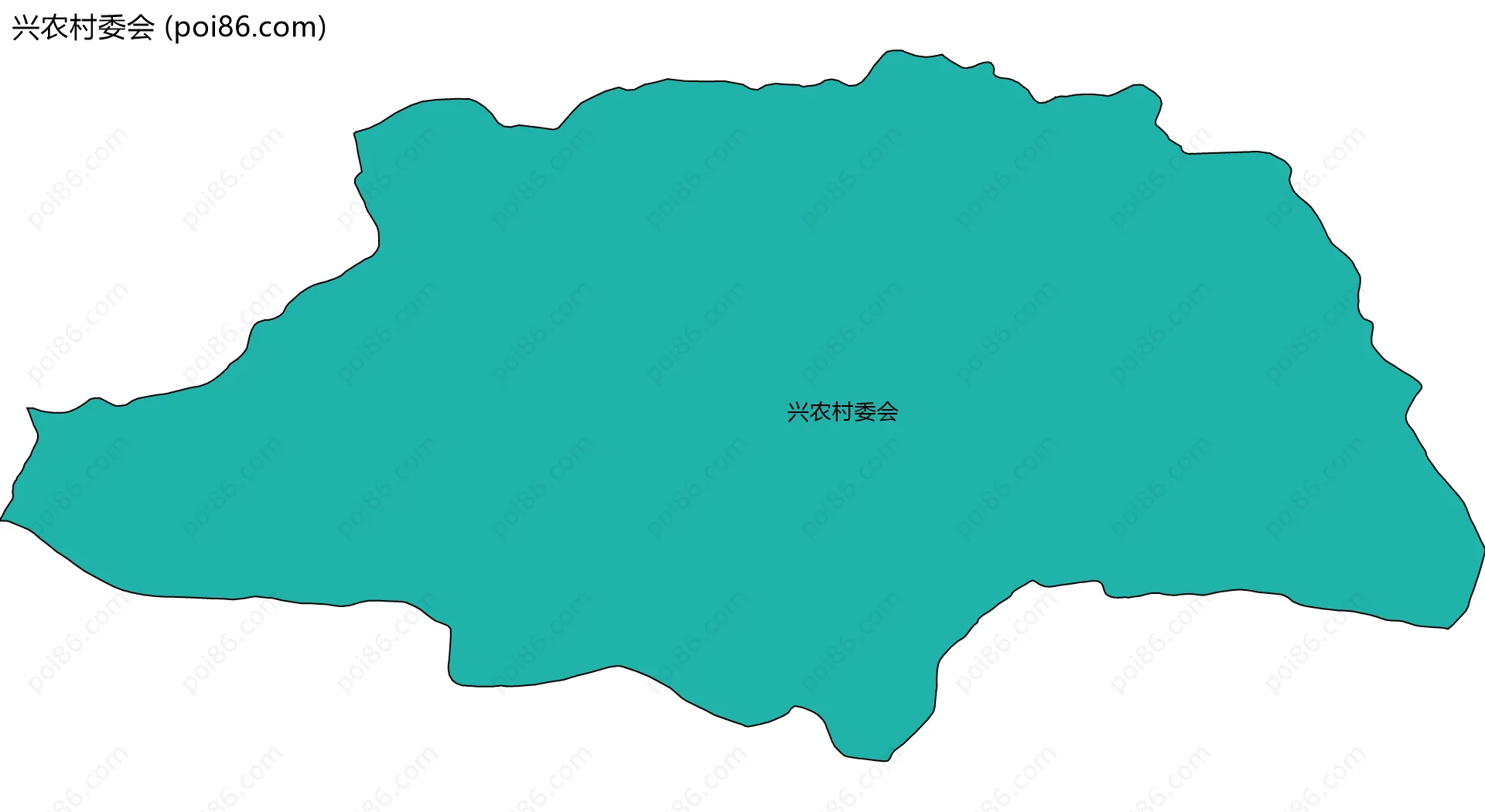 兴农村委会边界地图