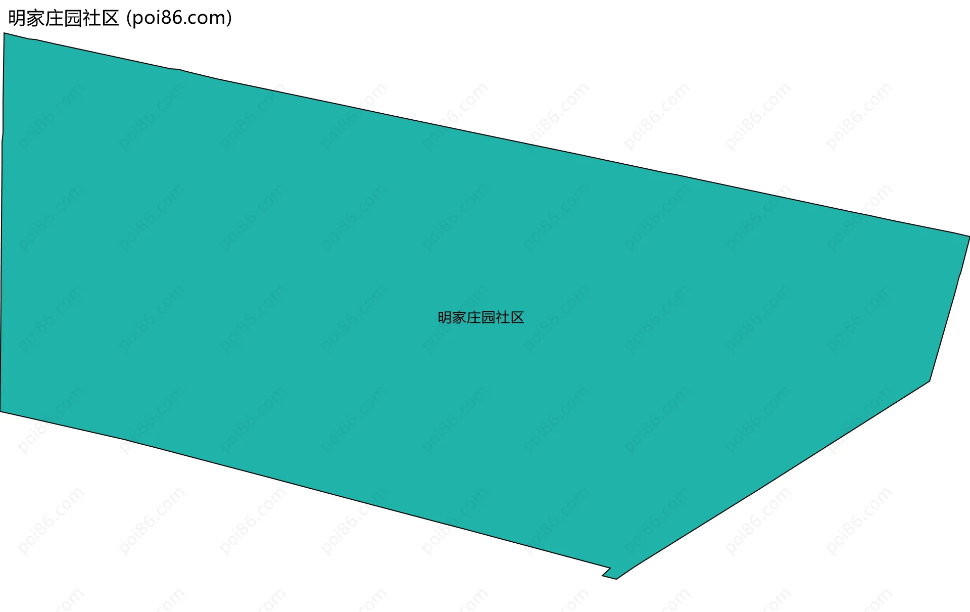 明家庄园社区边界地图